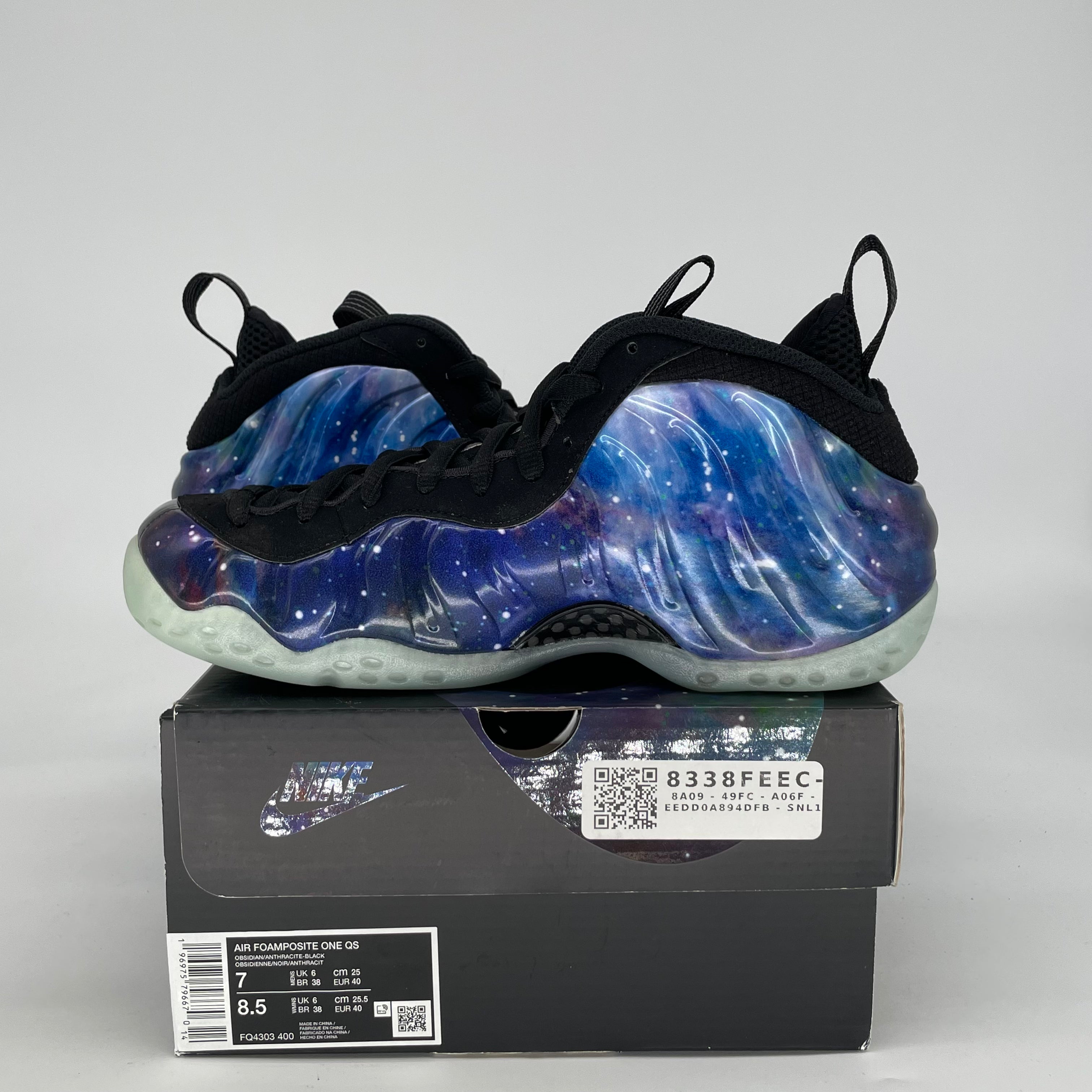 NIKE AIR FOAMPOSITE ONE GALAXY 2025 FQ4303-400 SIZE 7/8.5W