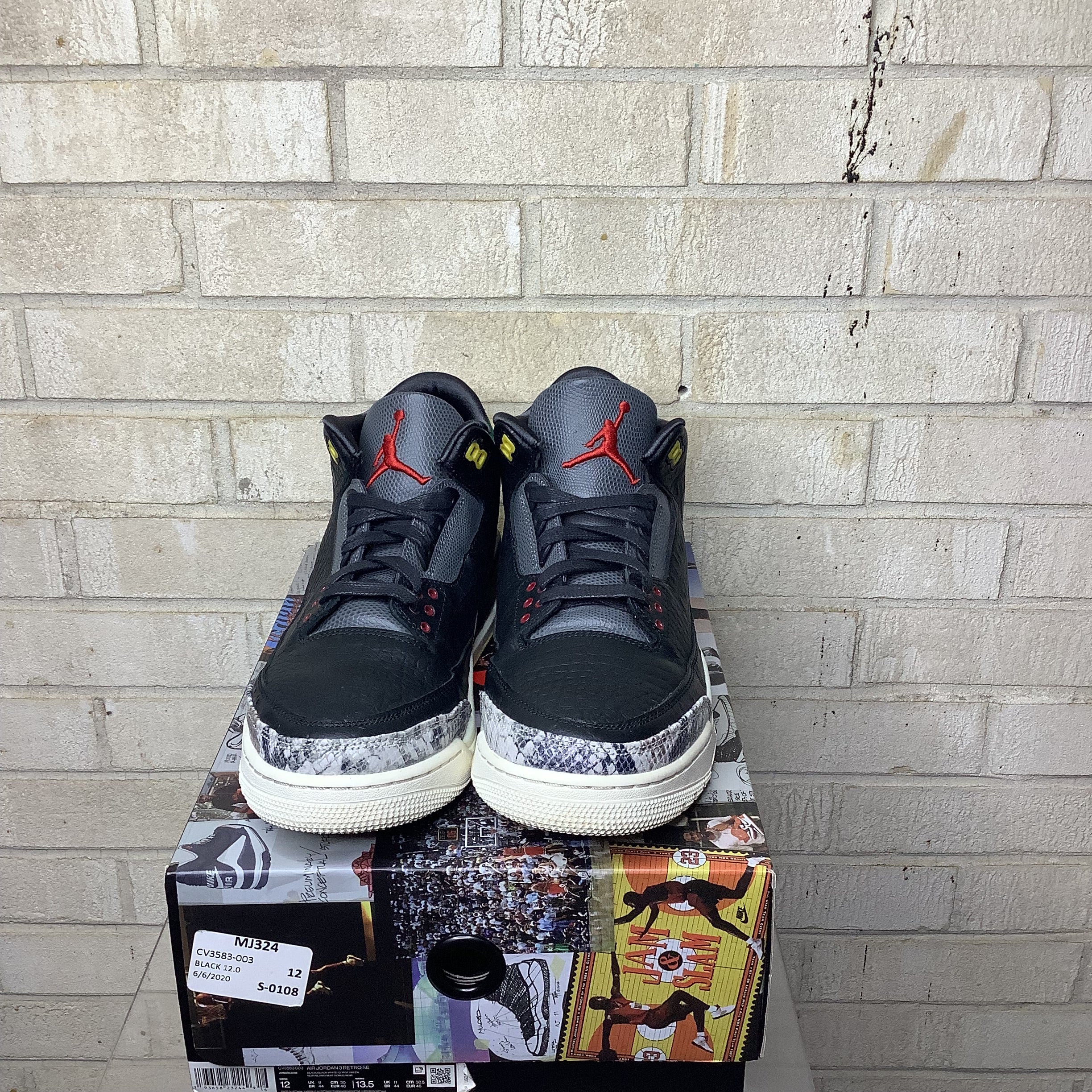 AIR JORDAN 3 ANIMAL INSTINCT 2.0 SIZE 12/13.5W CV3583-003