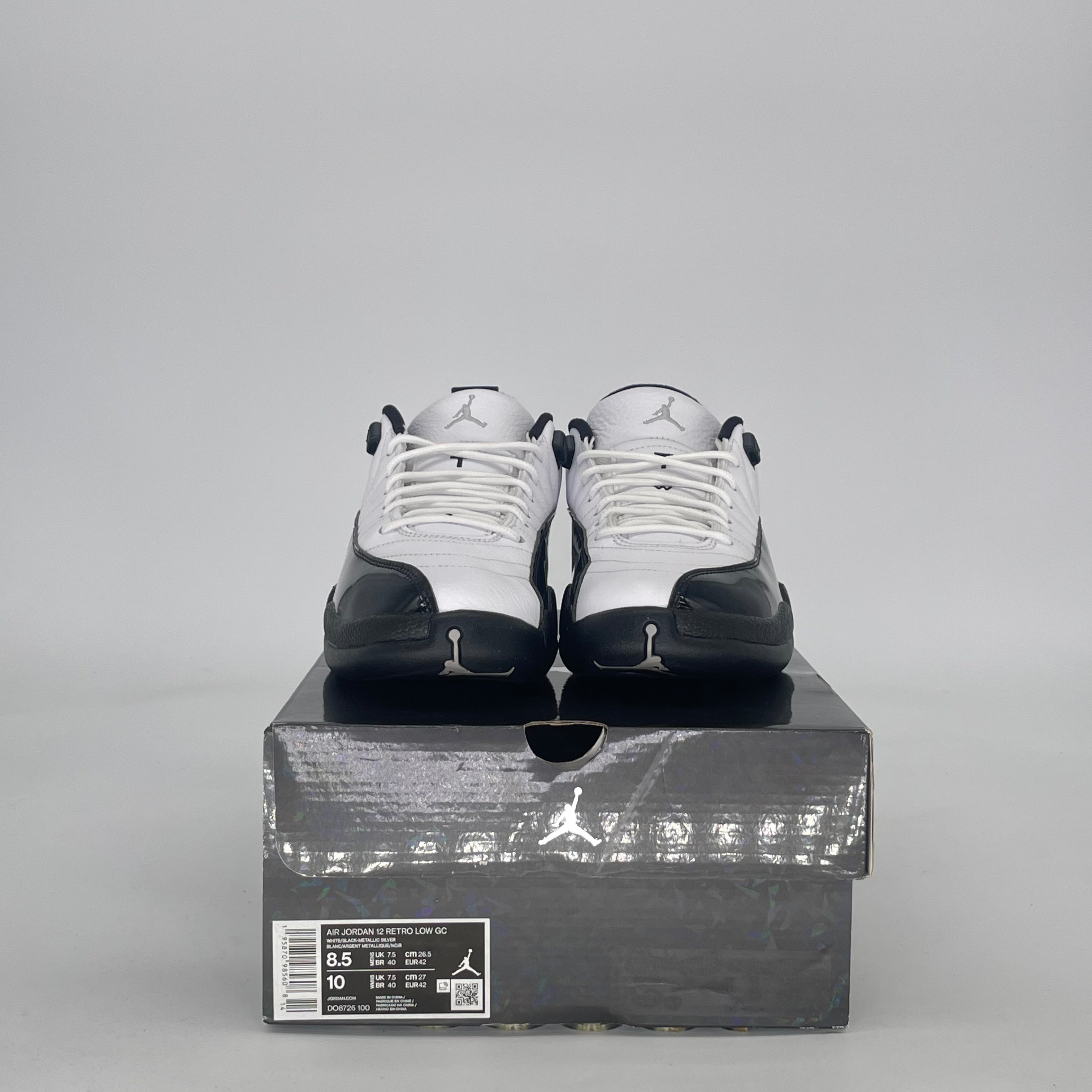 AIR JORDAN 12 LOW 25 YEARS IN CHINA DO8726-100 SIZE 8.5/10W