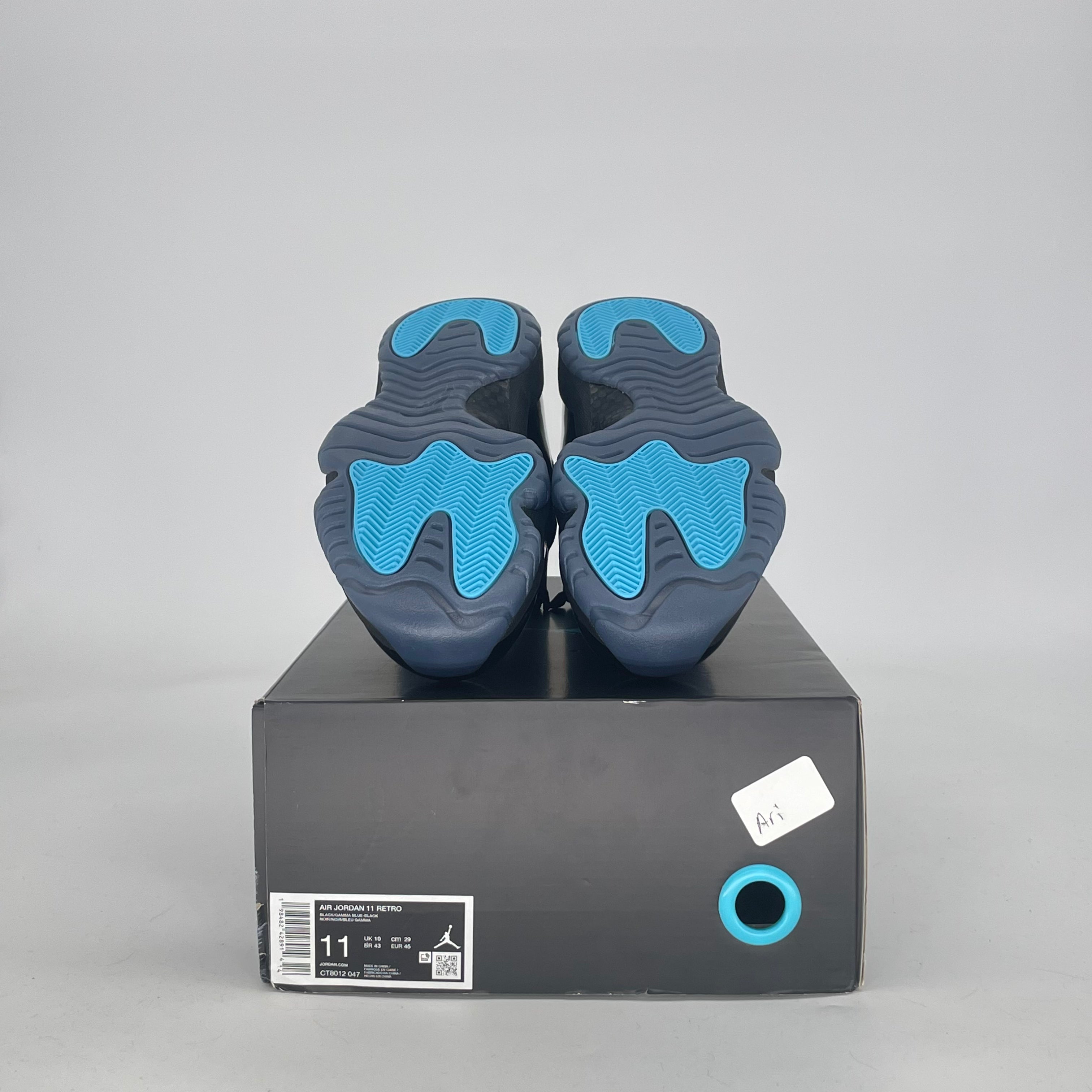 AIR JORDAN 11 GAMMA BLUE CT8012-047 SIZE 11/12.5W