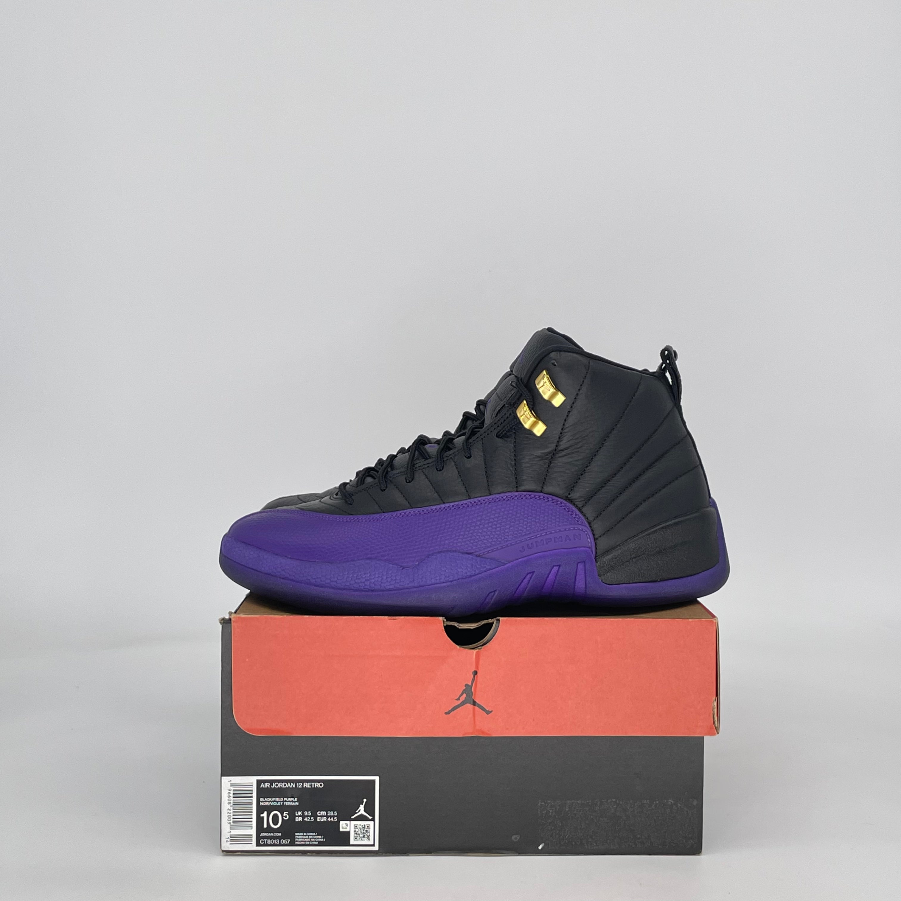 AIR JORDAN 12 FIELD PURPLE CT8013-057 SIZE 10.5/12W