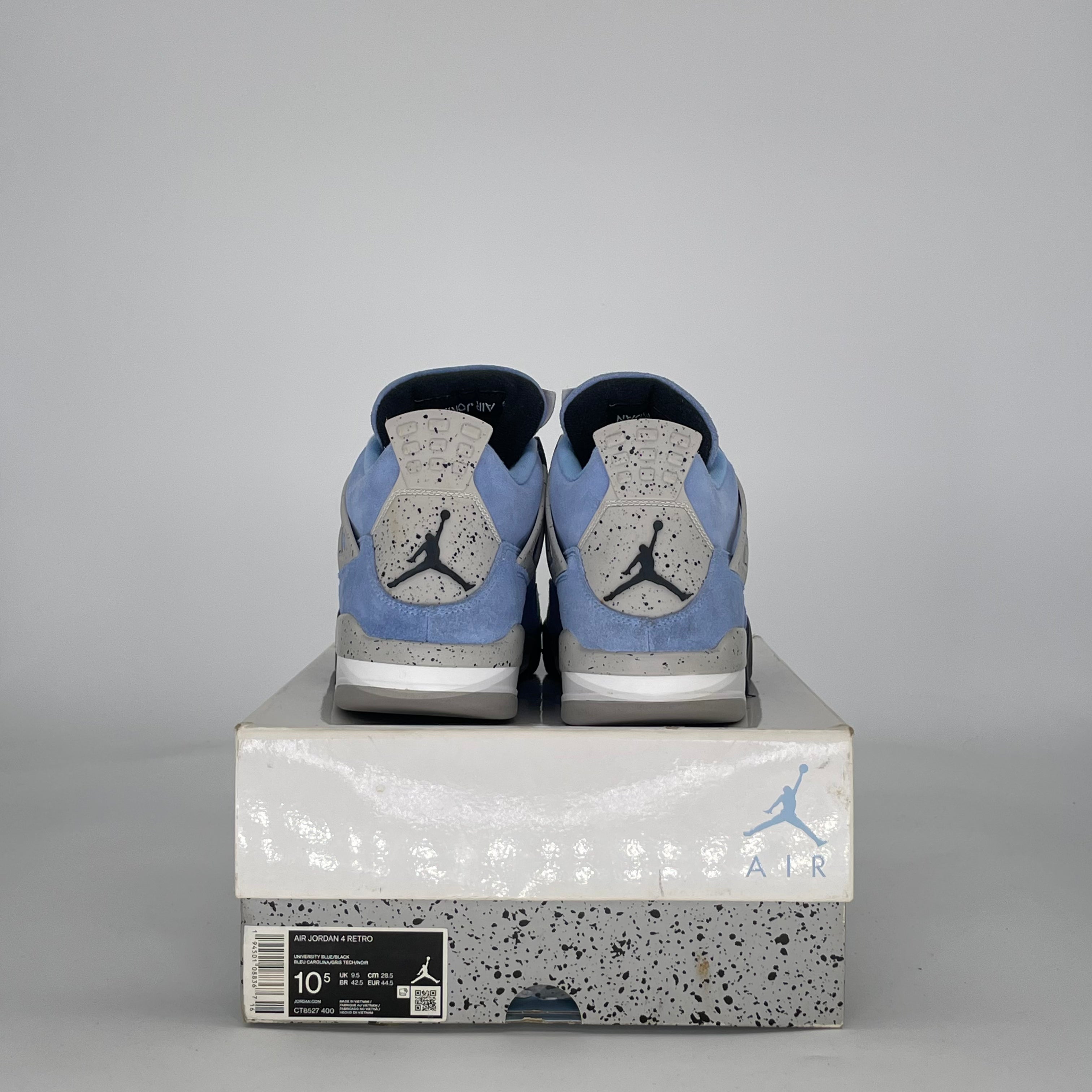 AIR JORDAN 4 UNIVERSITY BLUE CT8527-400 SIZE 10.5/12W
