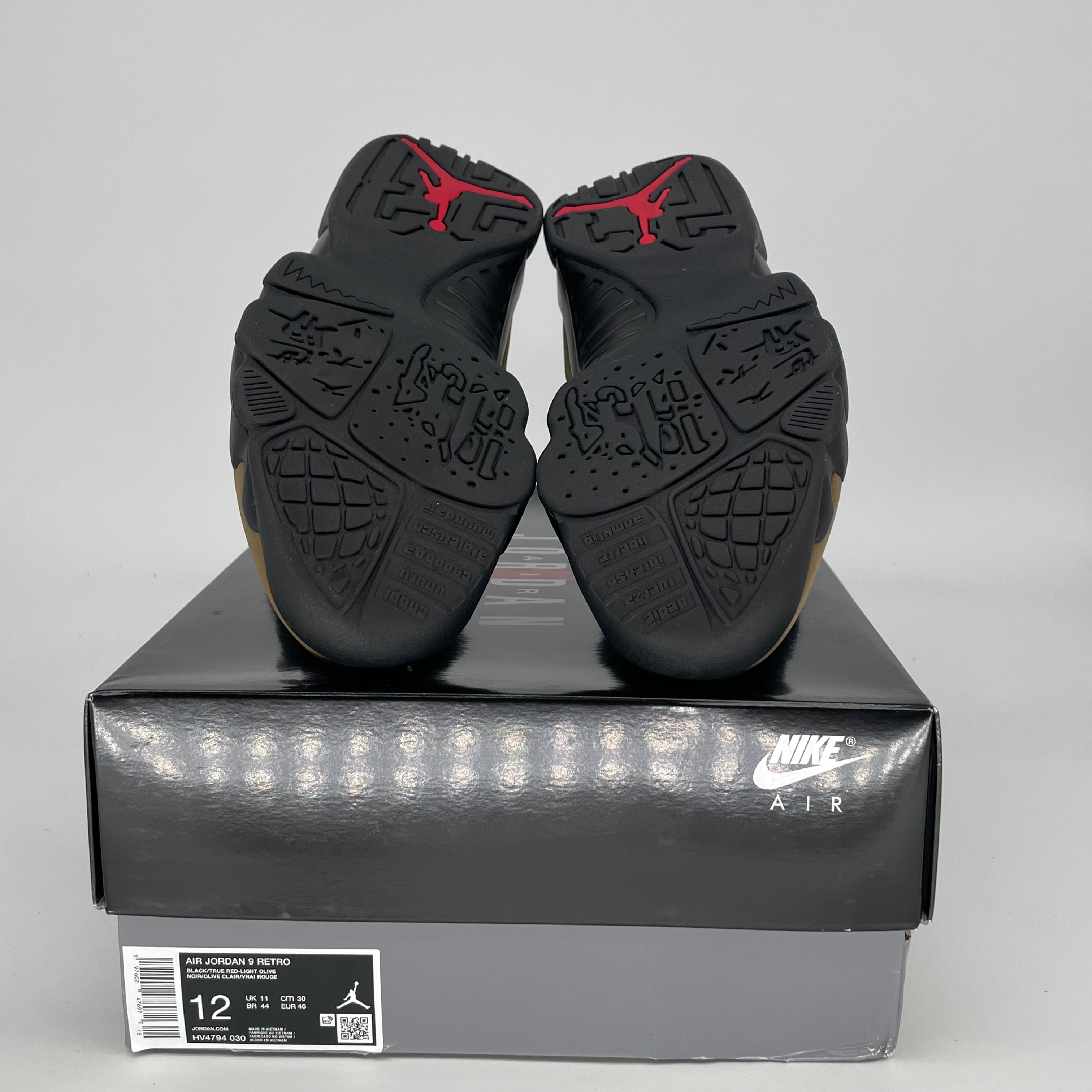 AIR JORDAN 9 OLIVE HV4794-030 SIZE 12/13.5W