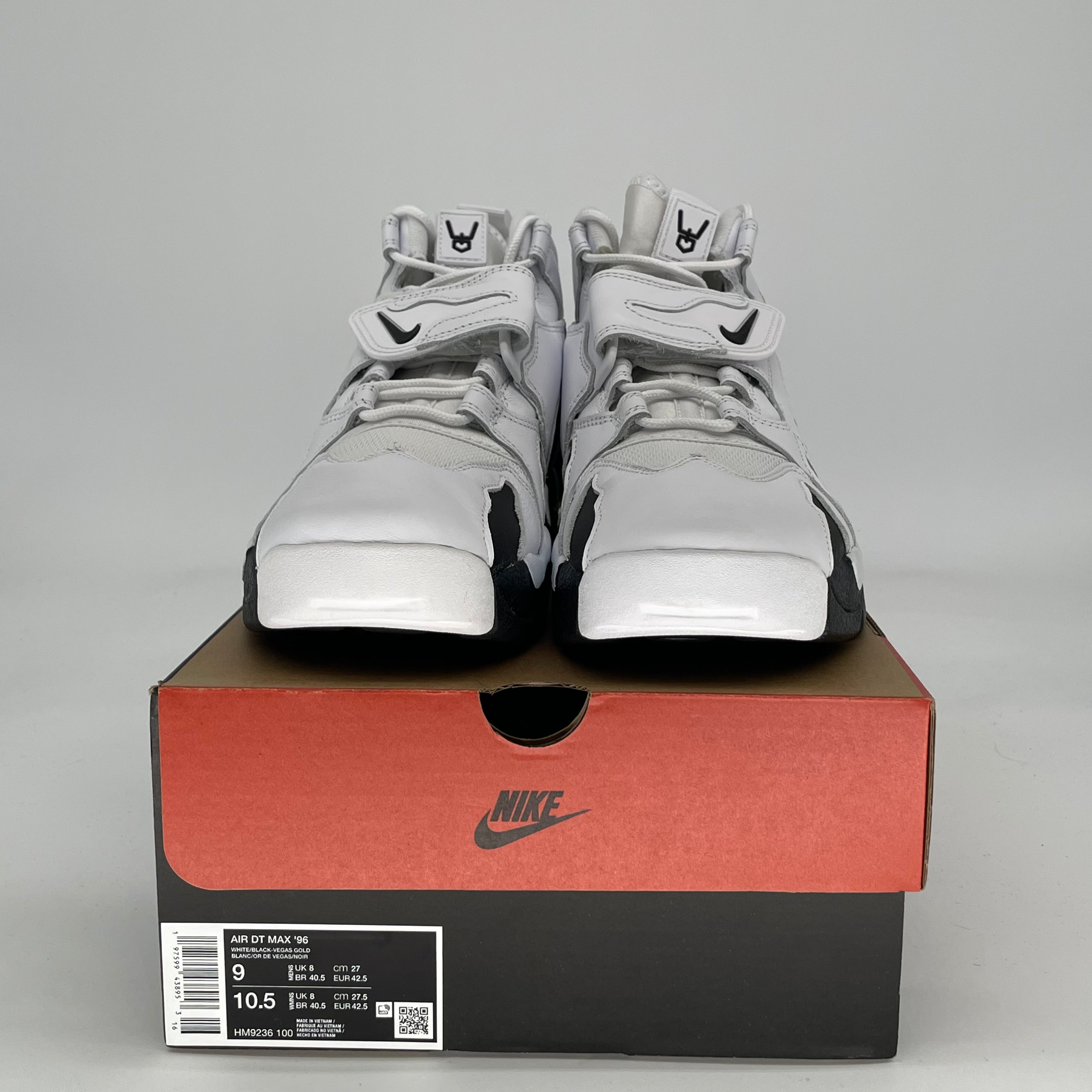 NIKE AIR DT MAX 96 COLORADO AWAY WHITE BLACK HM9236-100 SIZE 9/10.5W