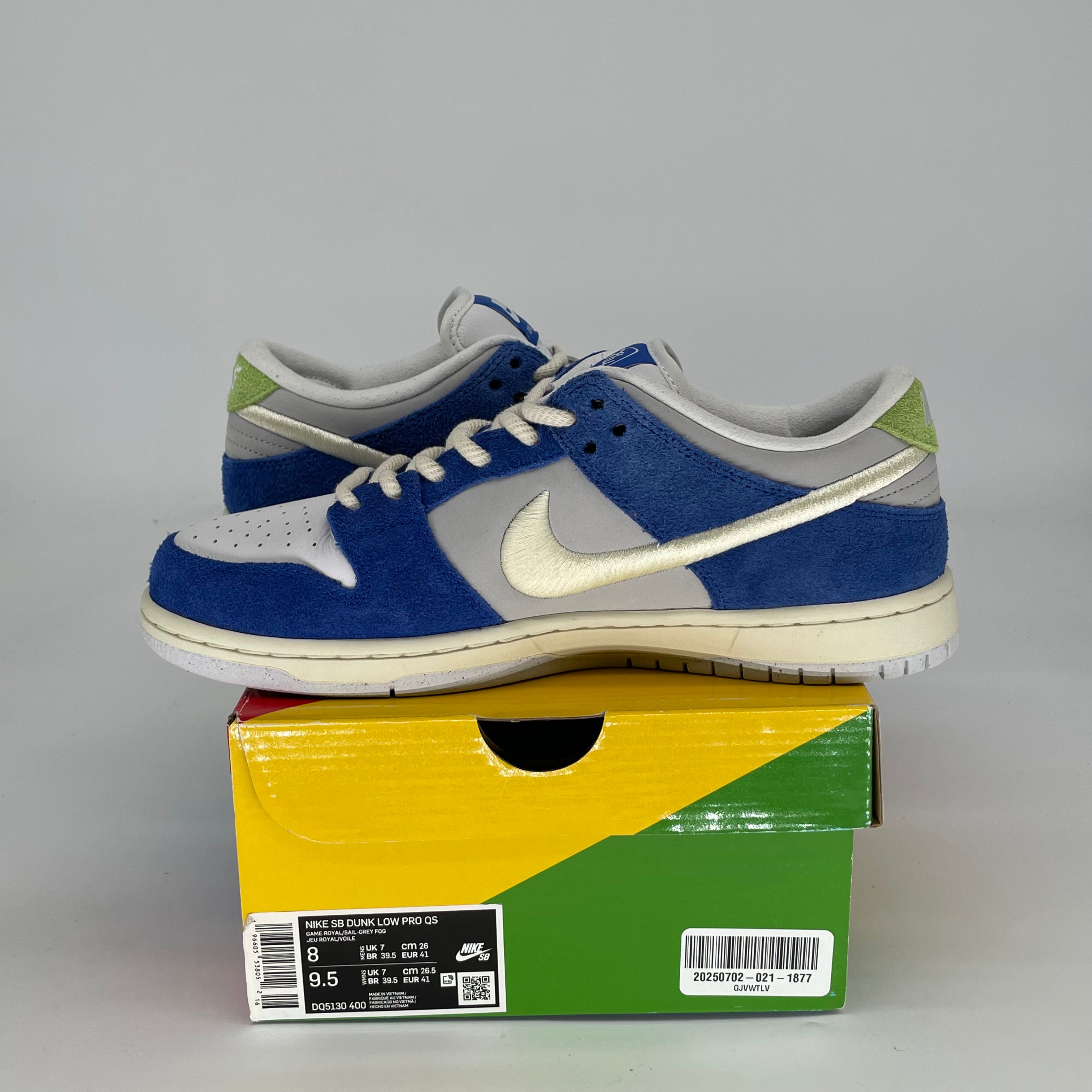 NIKE SB DUNK LOW PRO FLY STREETWEAR GARDENIA SIZE 8/9.5W DQ5130-400