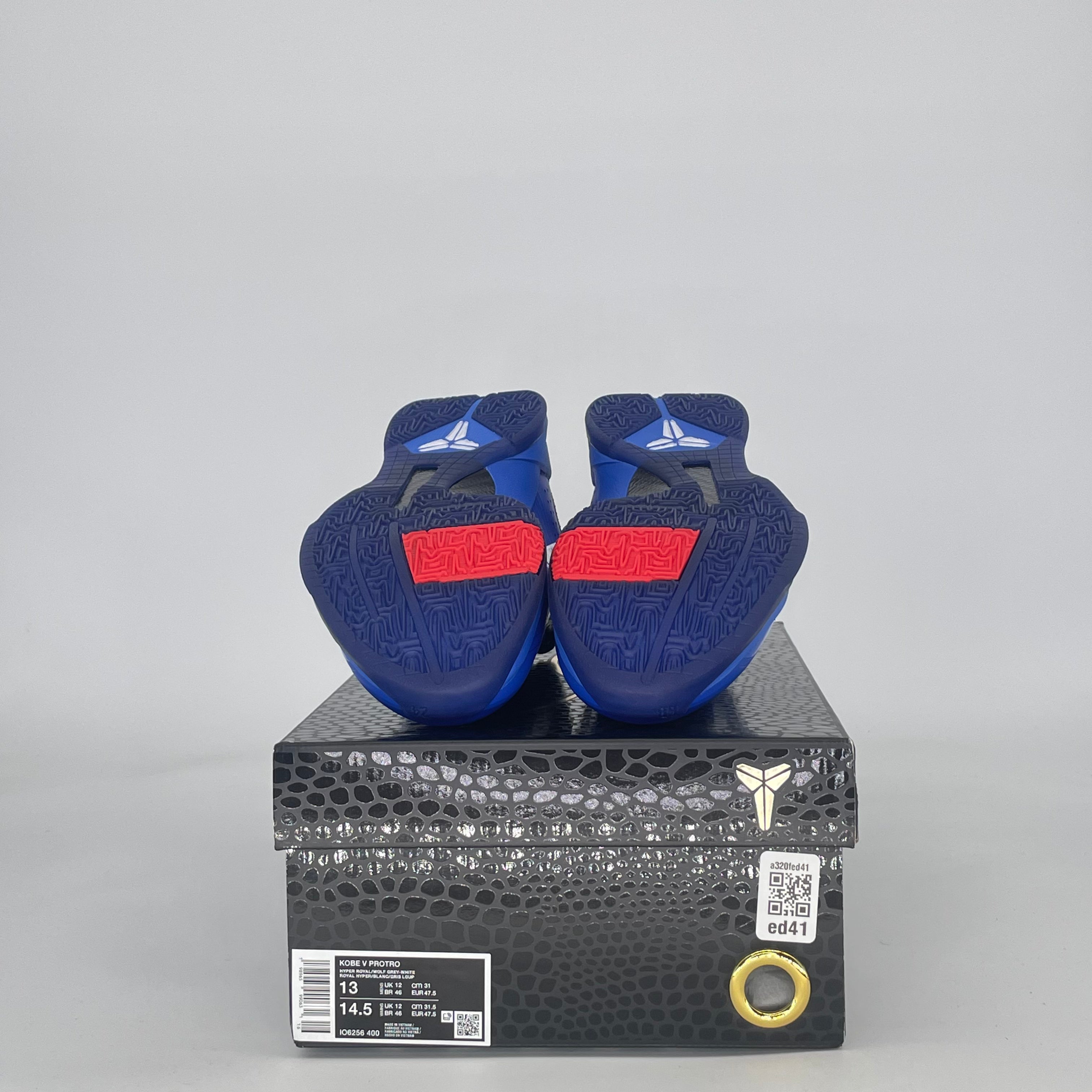 NIKE KOBE 5 PROTRO DODGERS IO6256-400 SIZE 13/14.5W