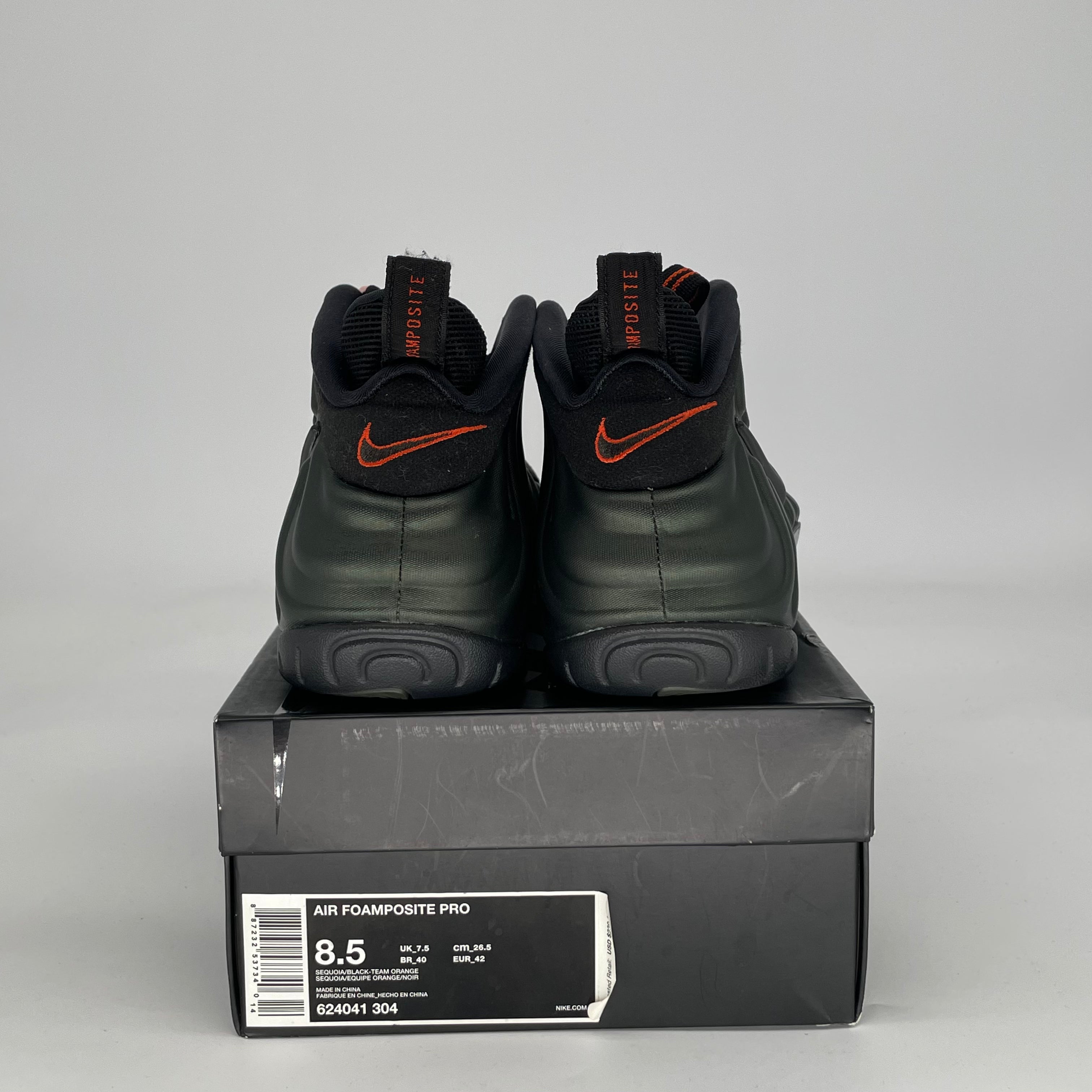 NIKE AIR FOAMPOSITE PRO SEQUOIA 624041-304 SIZE 8.5/10W