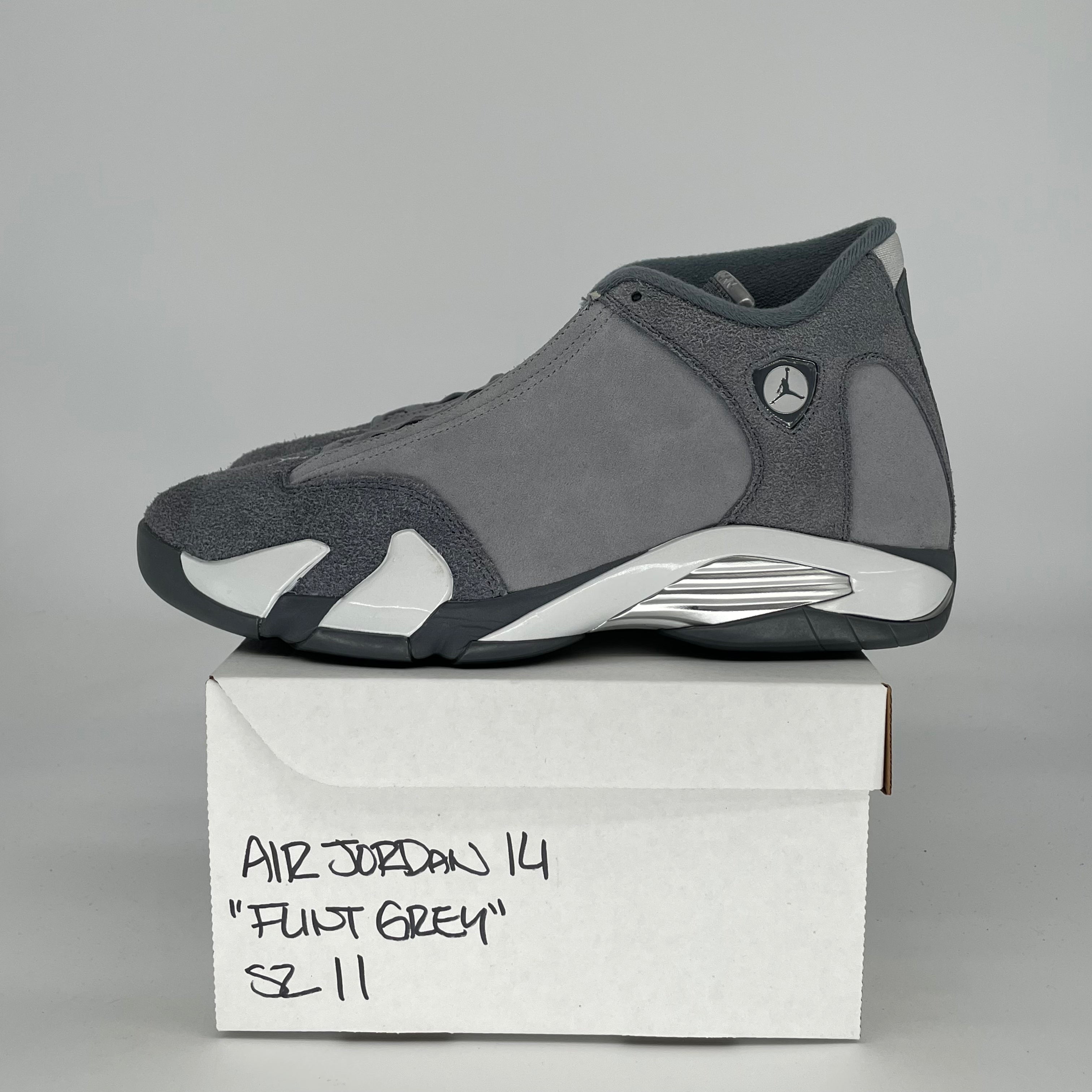 AIR JORDAN 14 FLINT GREY FJ3460-012 SIZE 11/12.5W