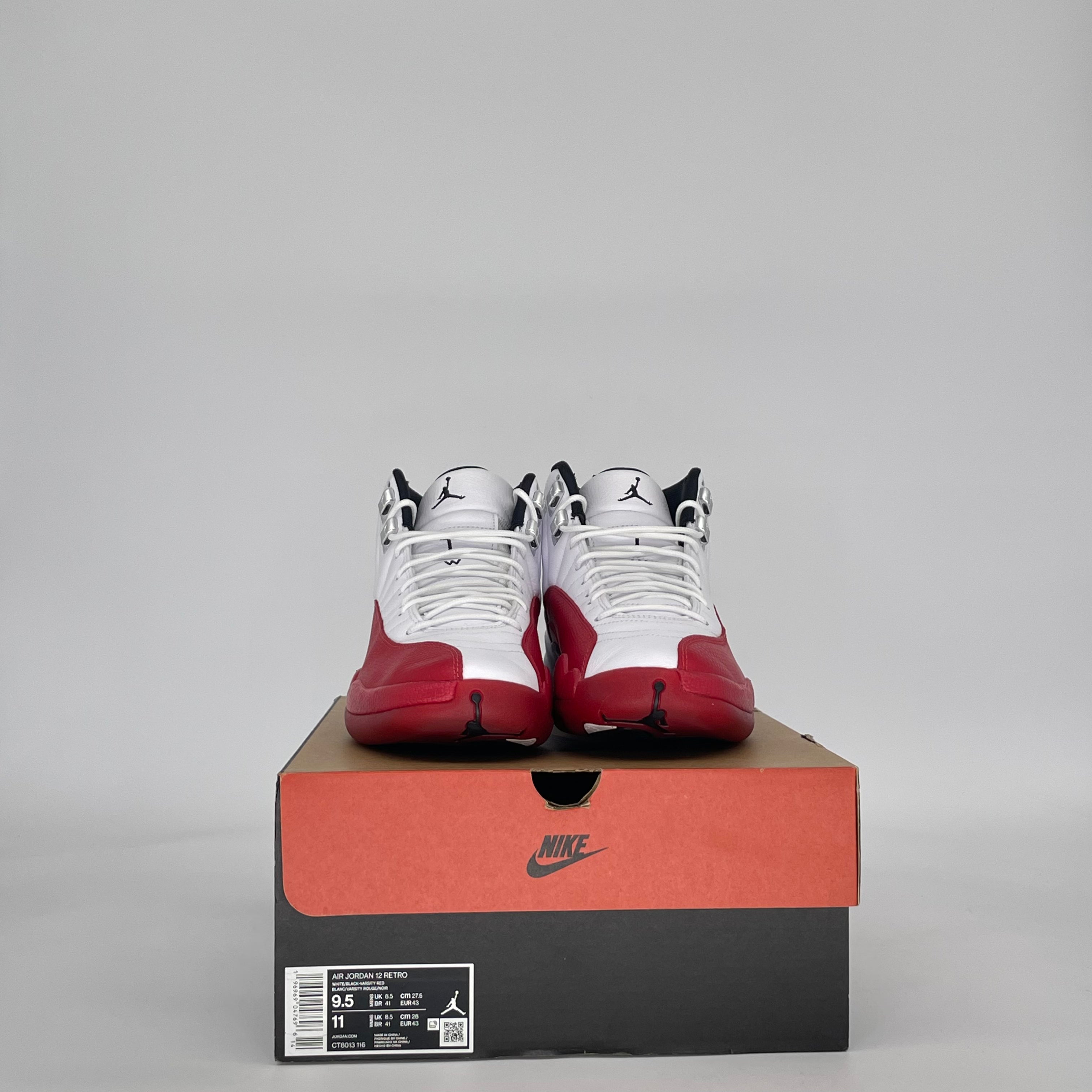 AIR JORDAN 12 CHERRY (2023) CT8013-116 SIZE 9.5/11W