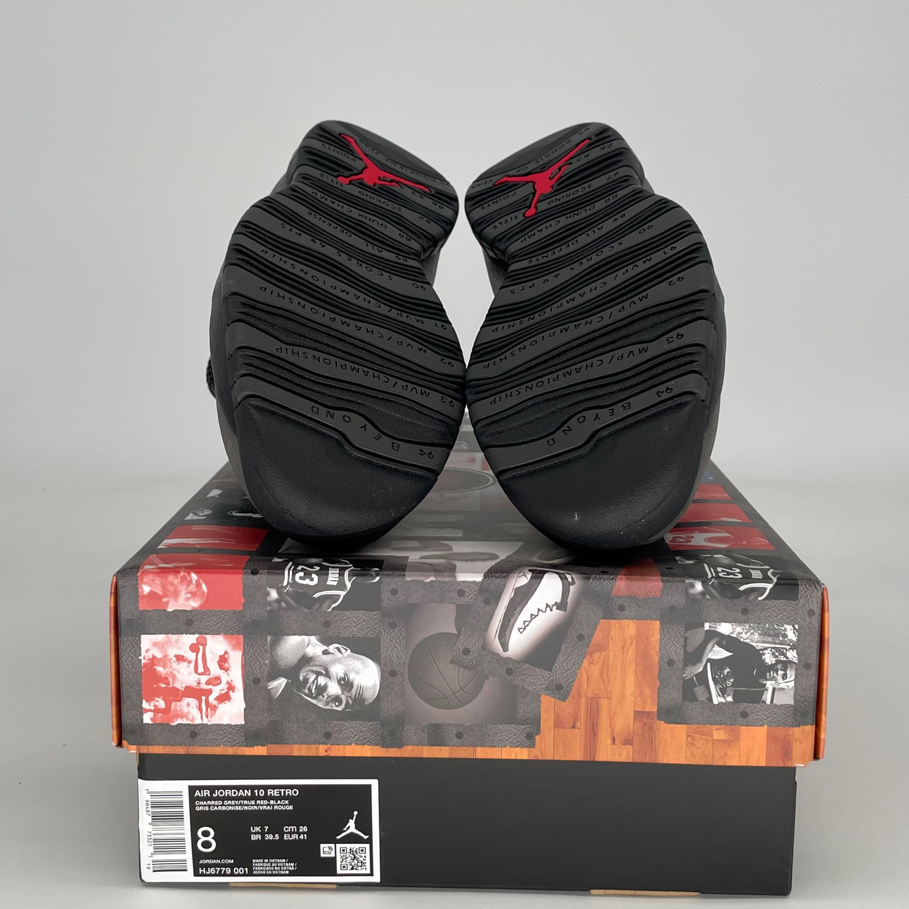 AIR JORDAN 10 SHADOW HJ6779-001 SIZE 8/9.5W