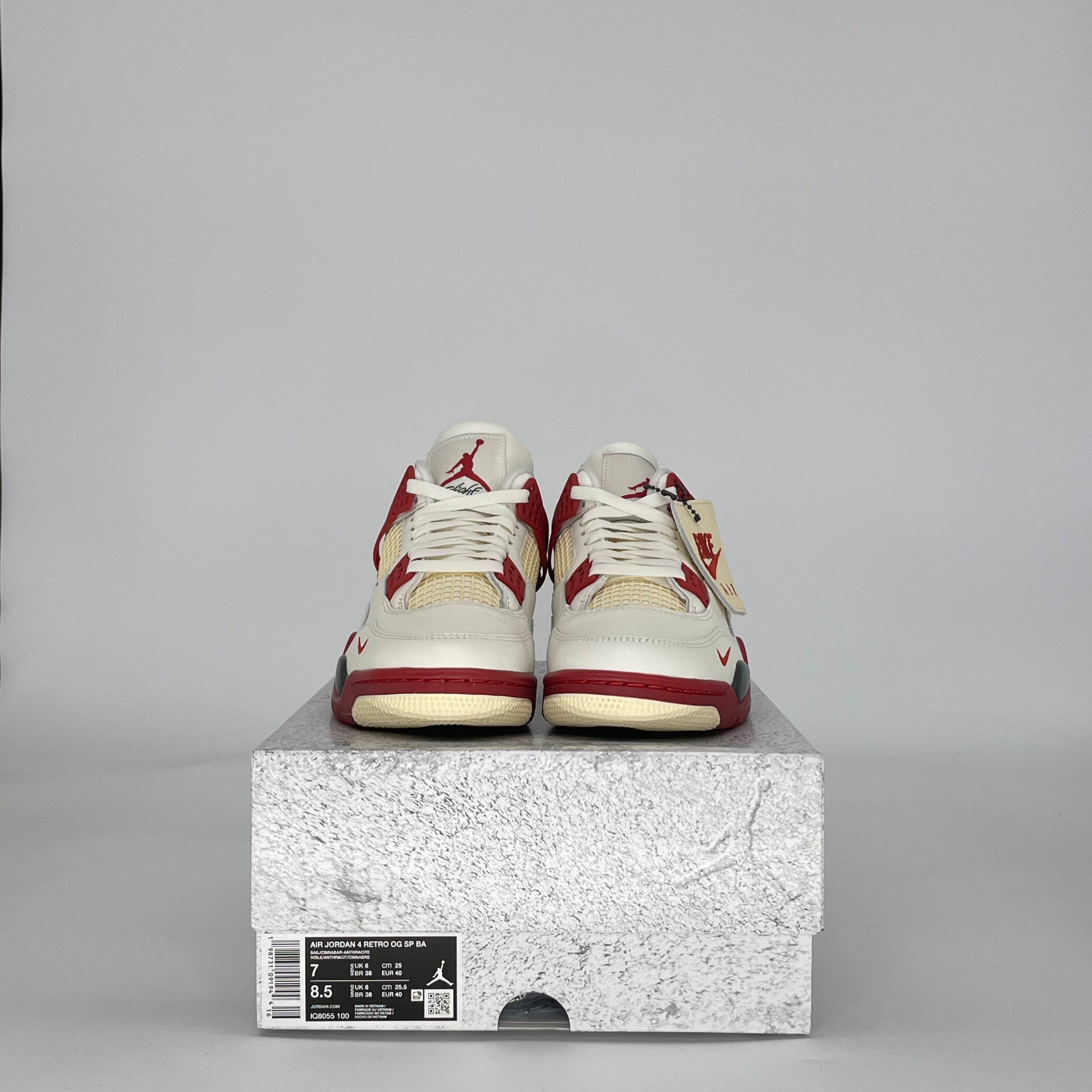 AIR JORDAN 4 NIGEL SYLVESTER BRICK AFTER BRICK IQ8055-100 SIZE 7/8.5W GS