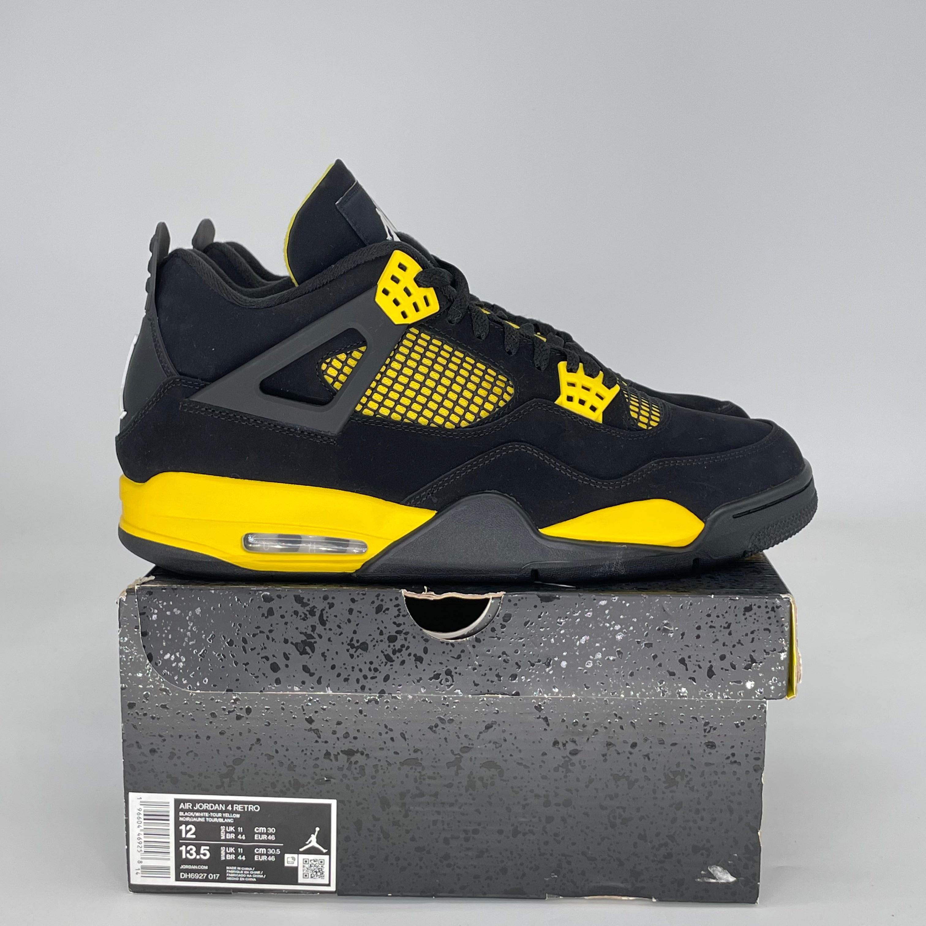 AIR JORDAN 4 THUNDER DH6927-017 SIZE 12/13.5W