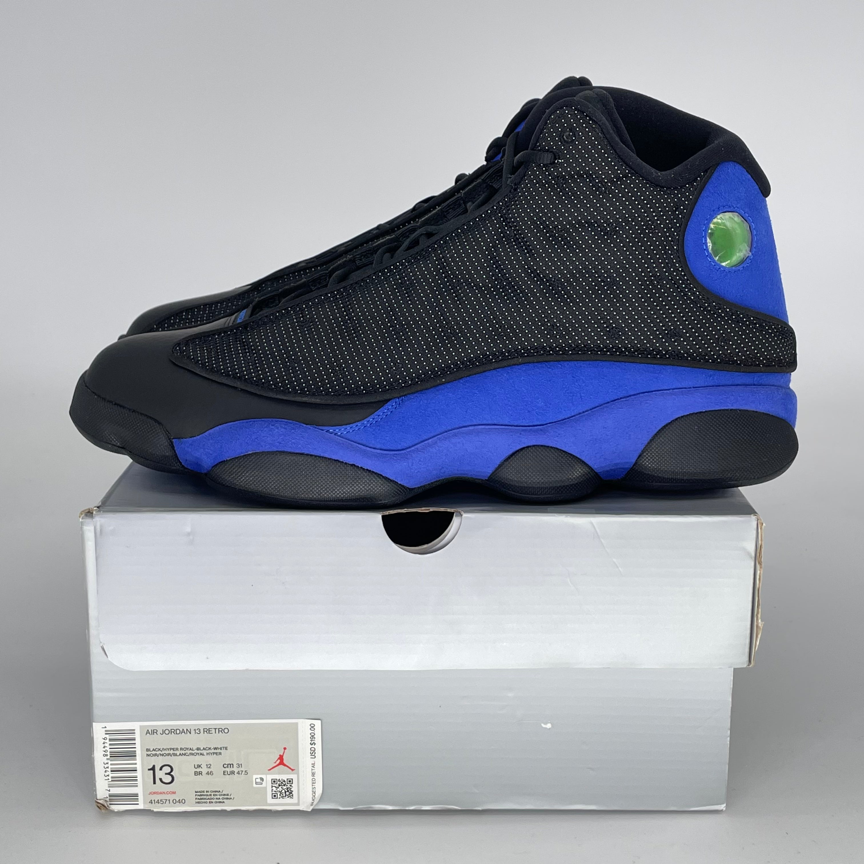 Air Jordans 13 Retro Hyper Royal 414571 Jordan 13 Retro Hyper Royal Size 10.5 414571-040... | Depop main image 2