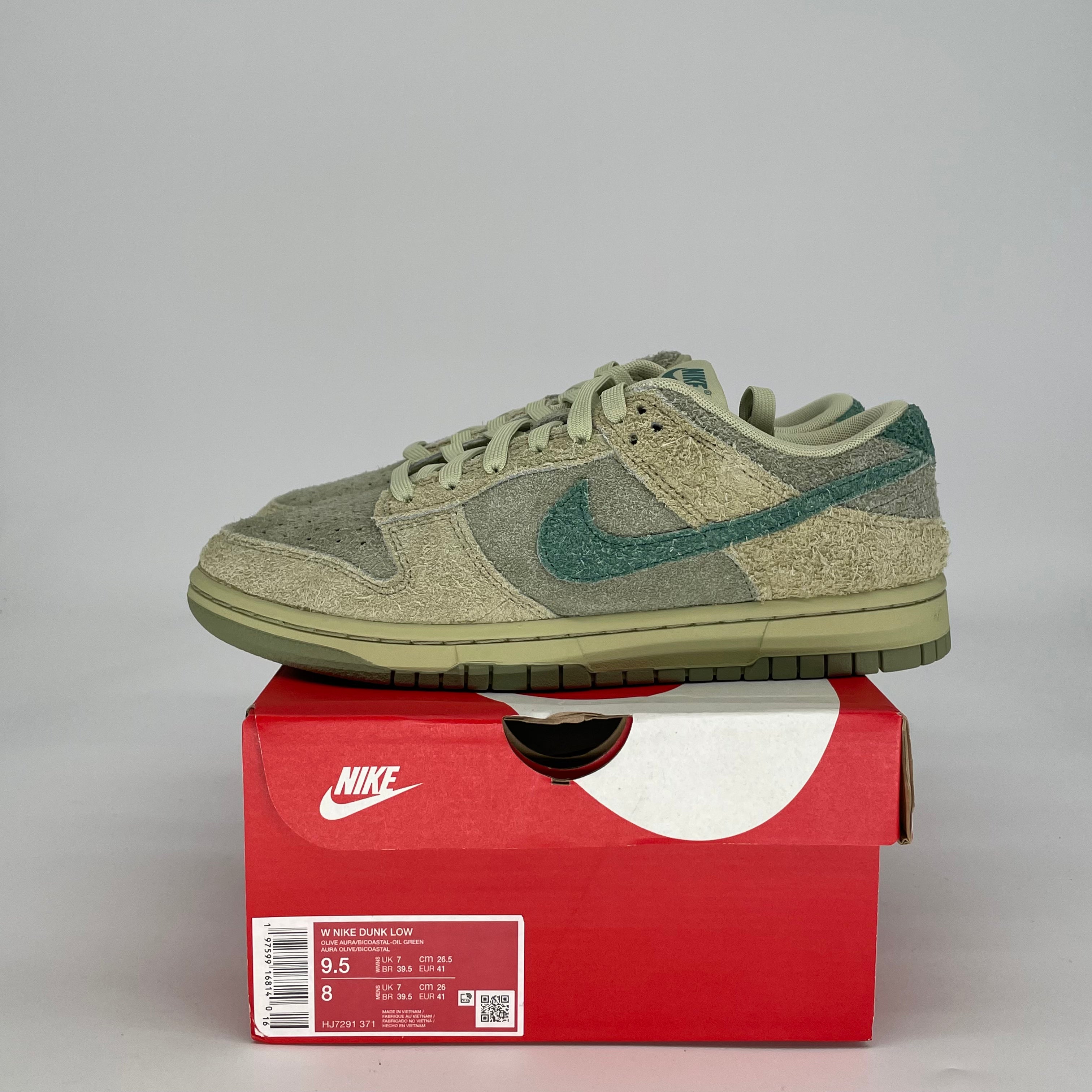 NIKE DUNK LOW OLIVE AURA W HJ7291-371 SIZE 8/9.5W