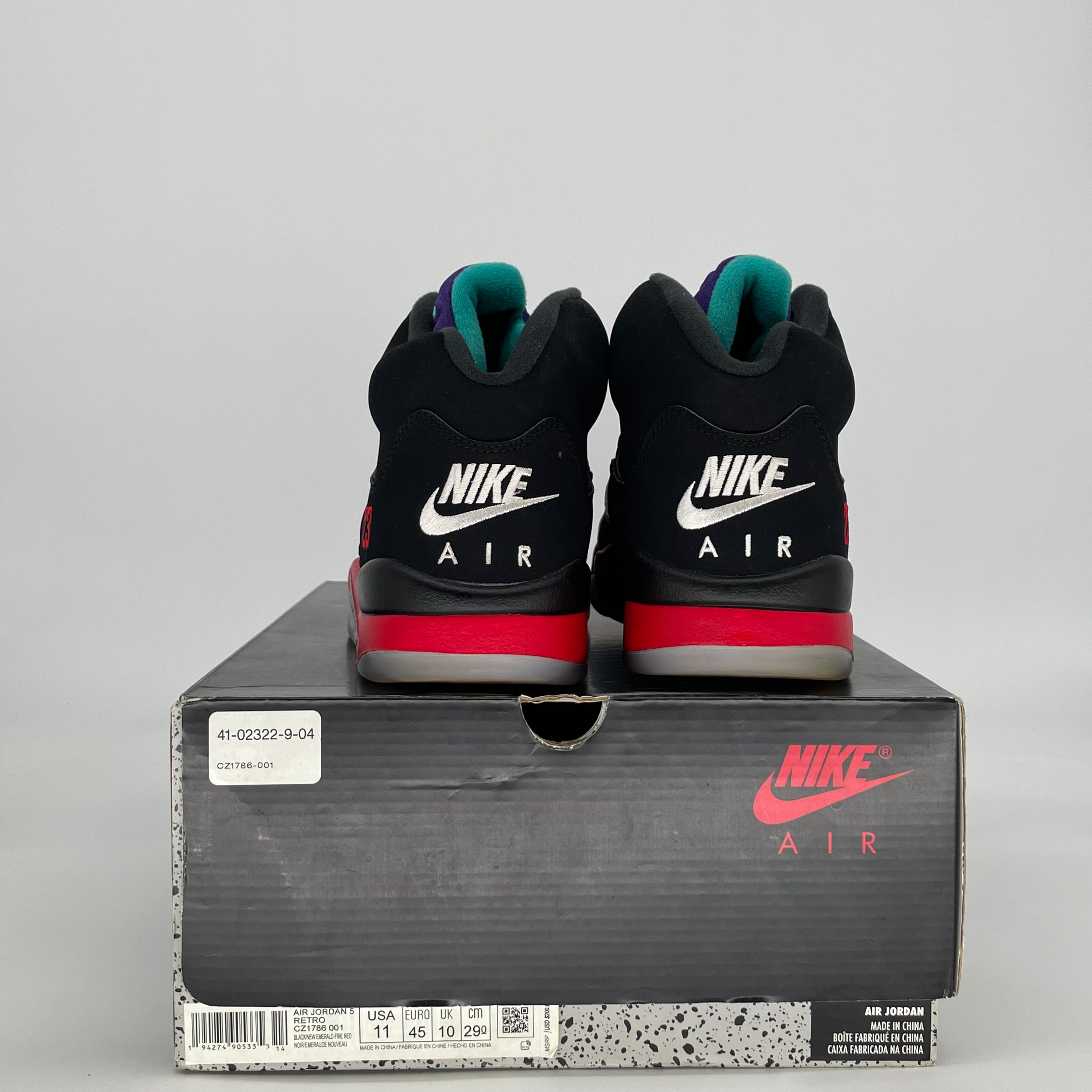 AIR JORDAN 5 TOP 3 CZ1786-001 SIZE 11/12.5W