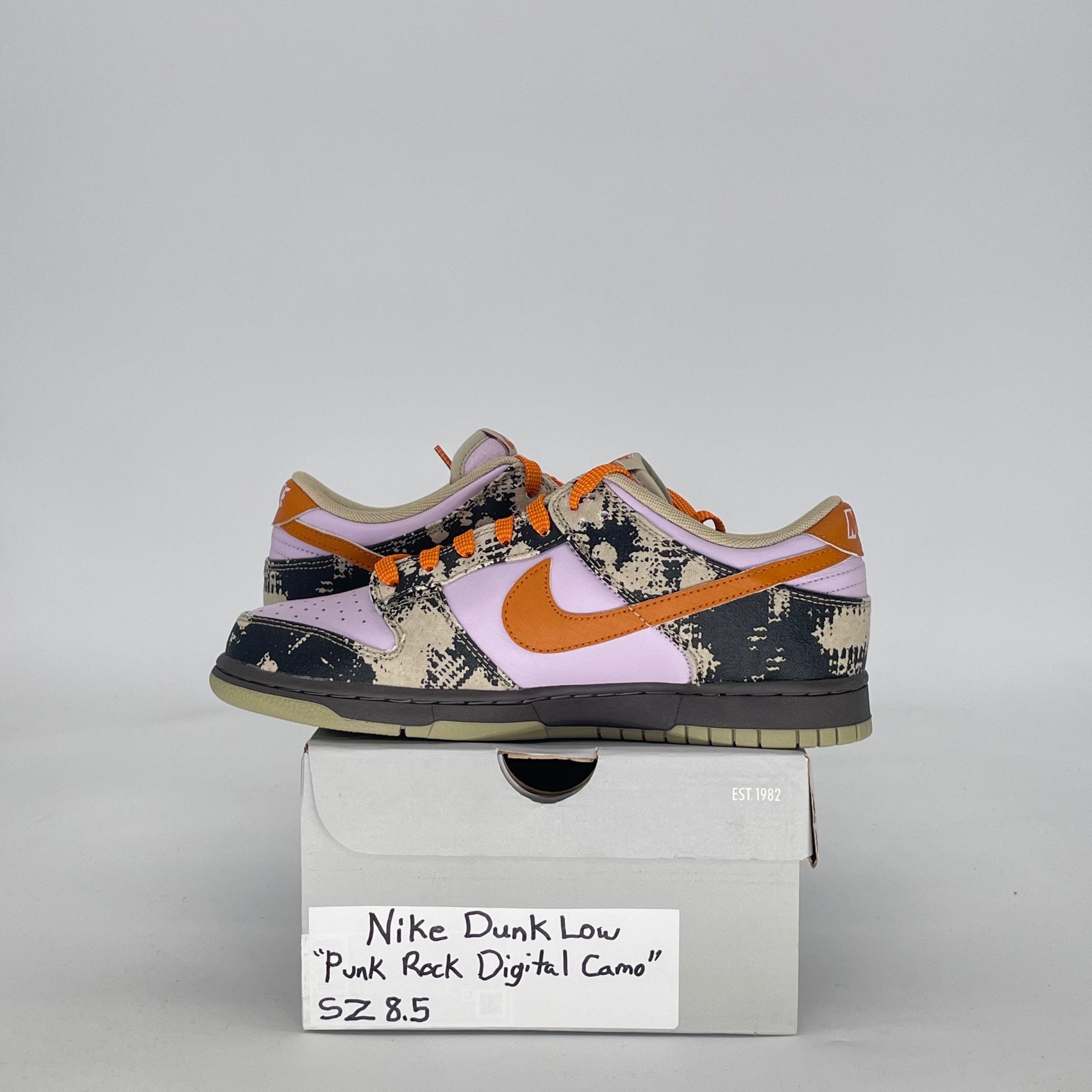 NIKE DUNK LOW PUNK ROCK DIGITAL CAMO IB2260-500 SIZE 8.5/10W