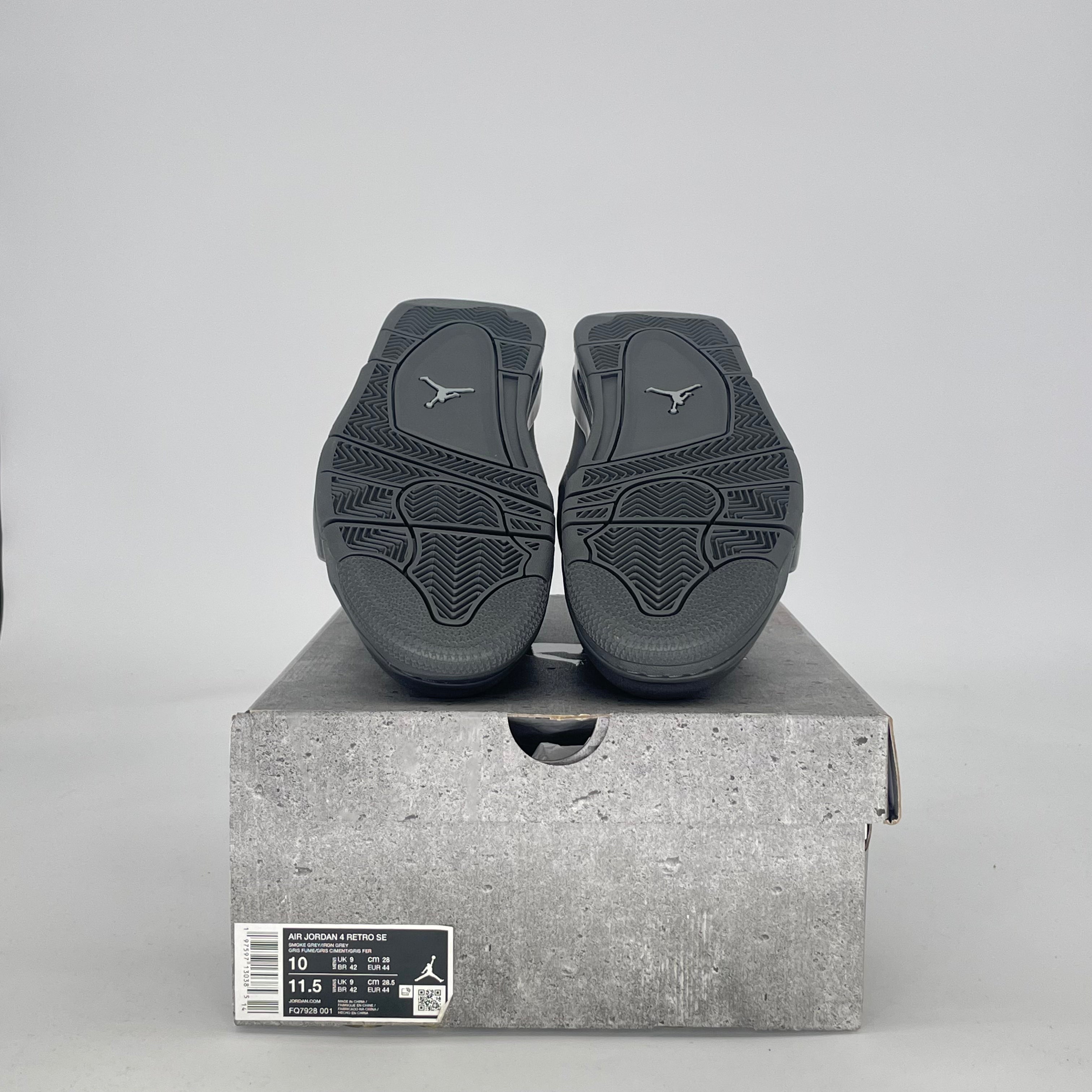 AIR JORDAN 4 PARIS OLYMPICS WET CEMENT FQ7928-001 SIZE 10/11.5W