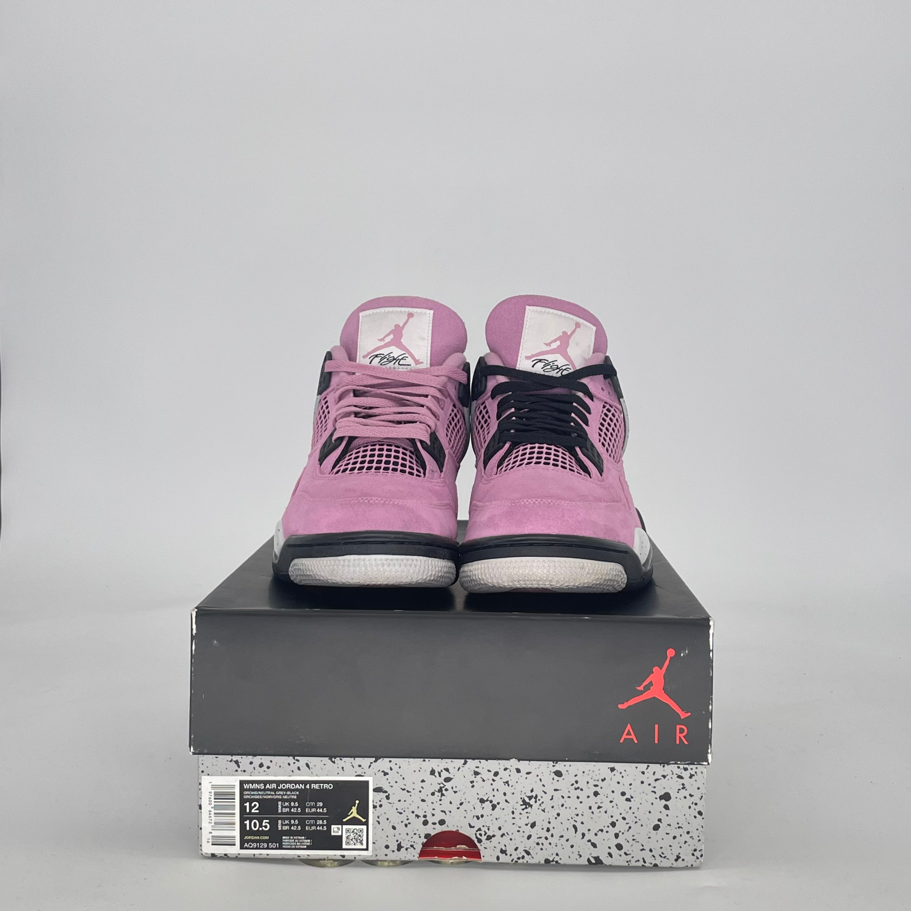 AIR JORDAN 4 ORCHID AQ9129-501 SIZE 10.5/12W