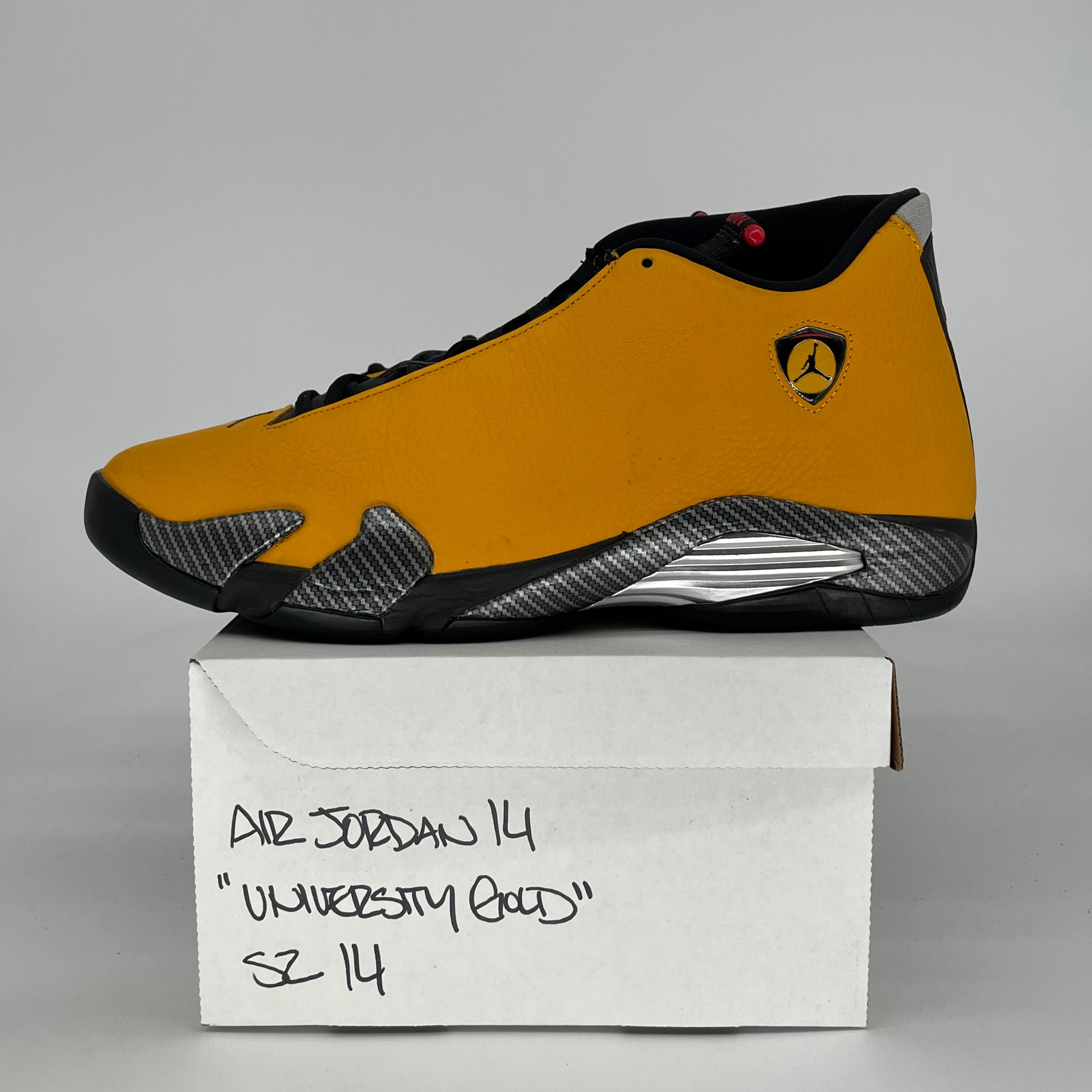 AIR JORDAN 14 UNIVERSITY GOLD BQ3685-706 SIZE 14/15.5W
