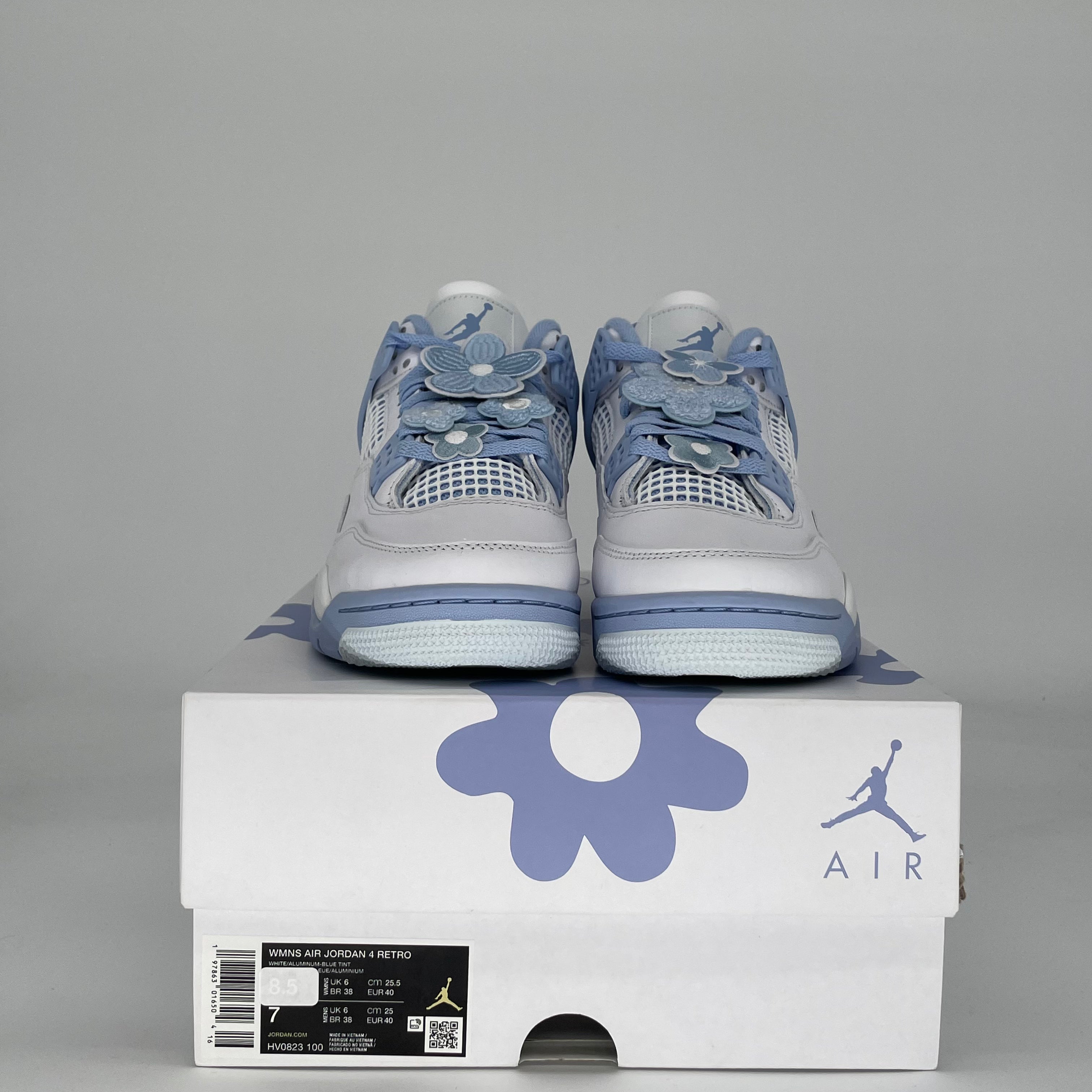 AIR JORDAN 4 FORGET ME NOT W HV0823-100 SIZE 7/8.5W