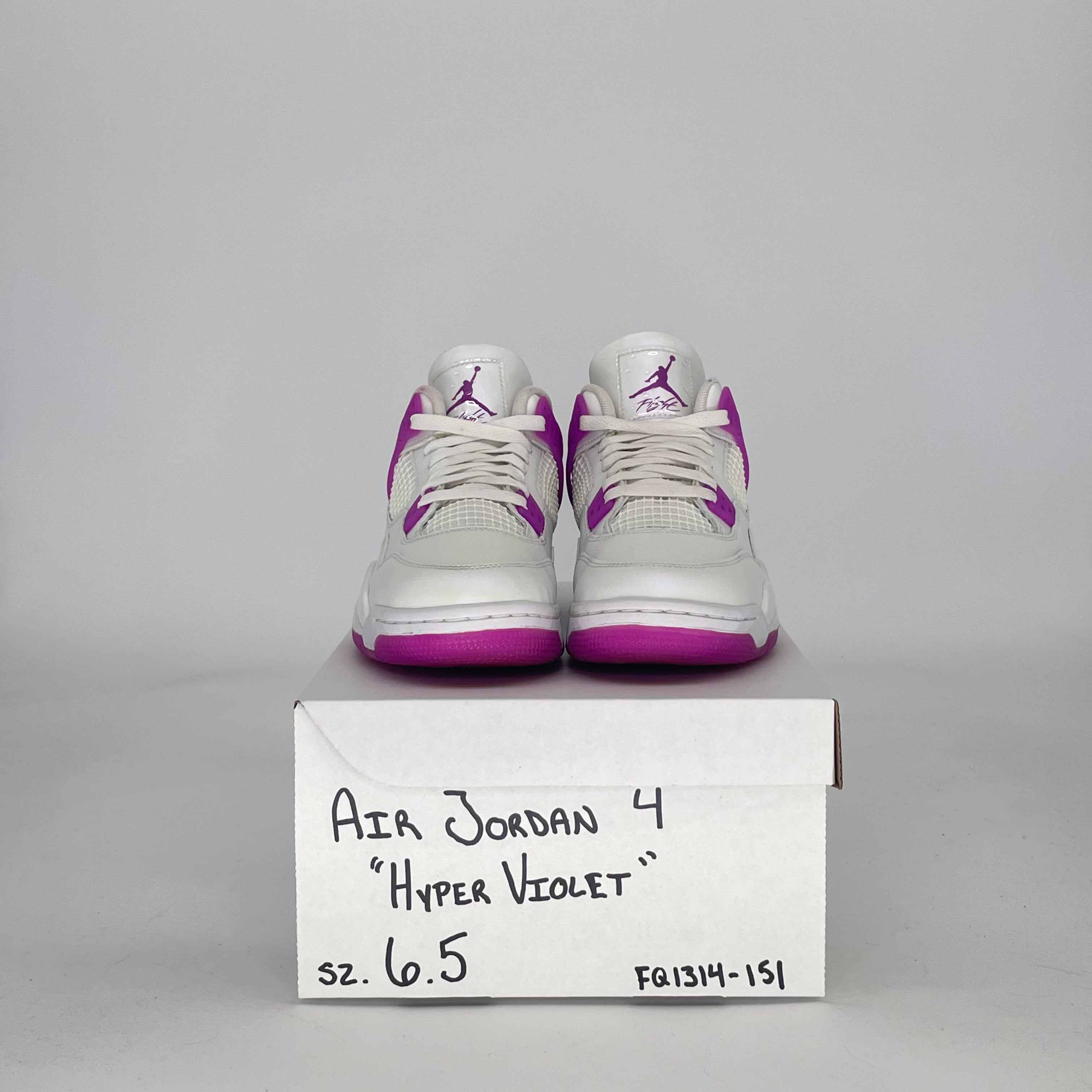 AIR JORDAN 4 HYPER VIOLET FQ1314-151 SIZE 6.5/8W GS