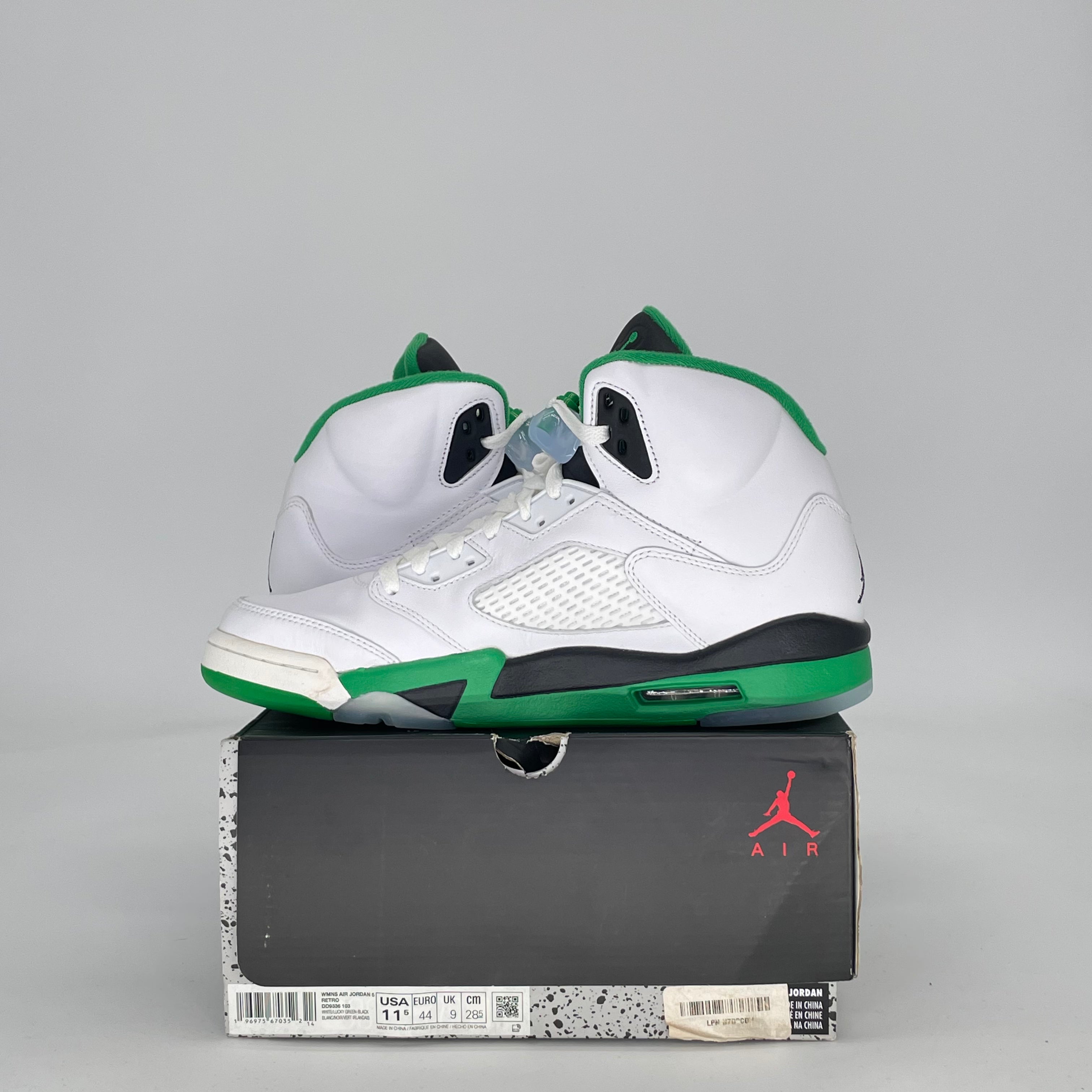 AIR JORDAN 5 LUCKY GREEN DD9336-103 SIZE 10/11.5W