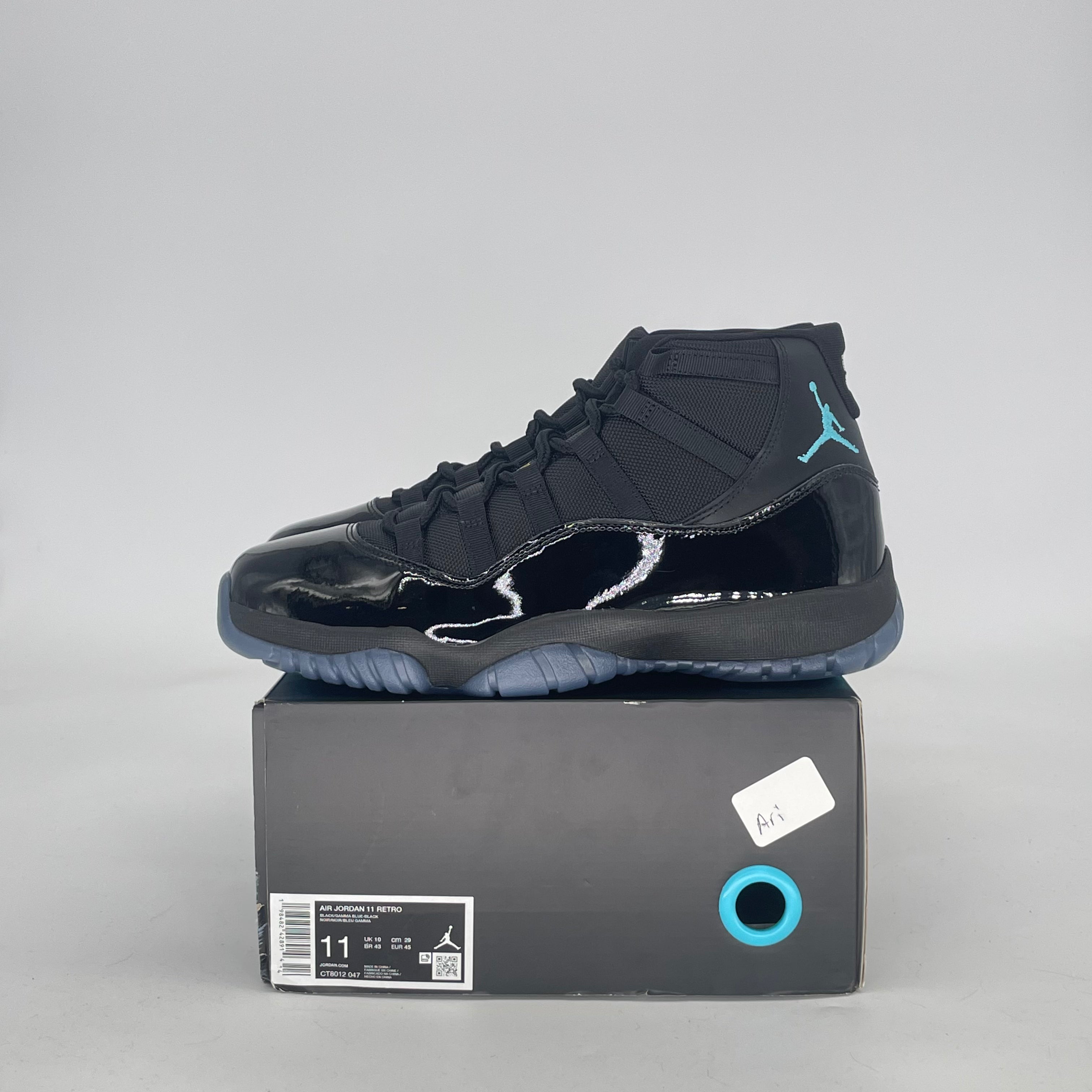 AIR JORDAN 11 GAMMA BLUE CT8012-047 SIZE 11/12.5W