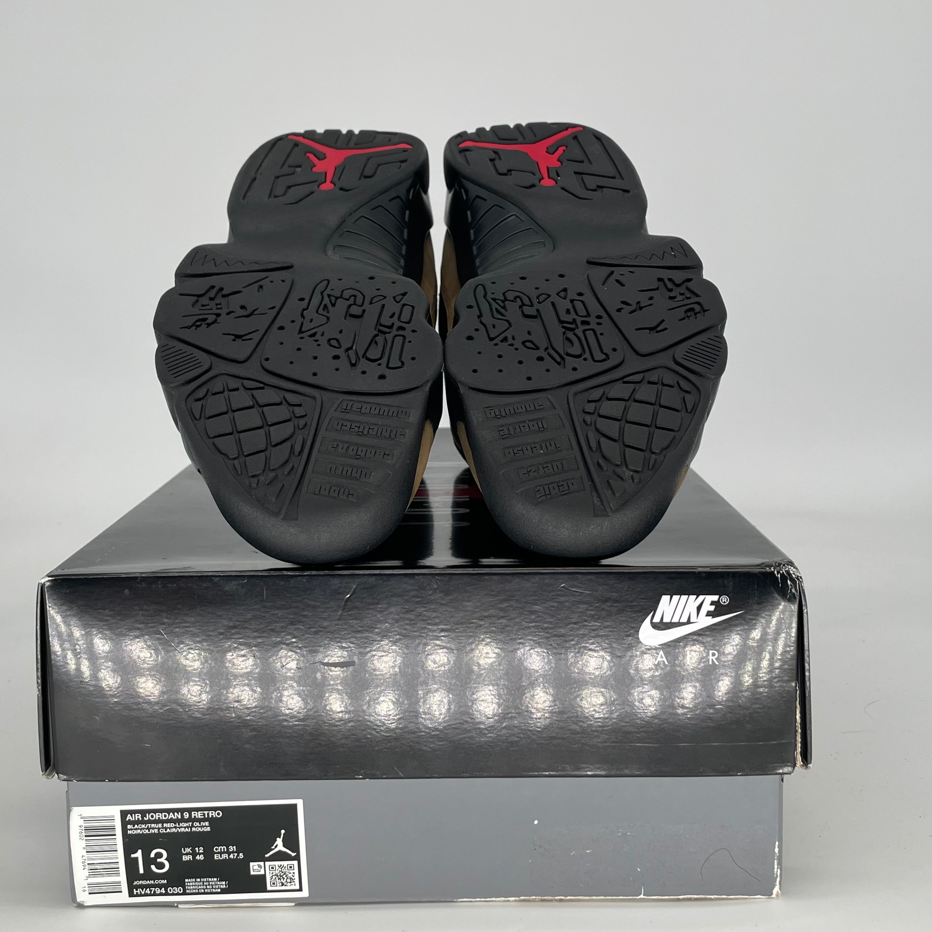 AIR JORDAN 9 OLIVE HV4794-030 SIZE 13/14.5W