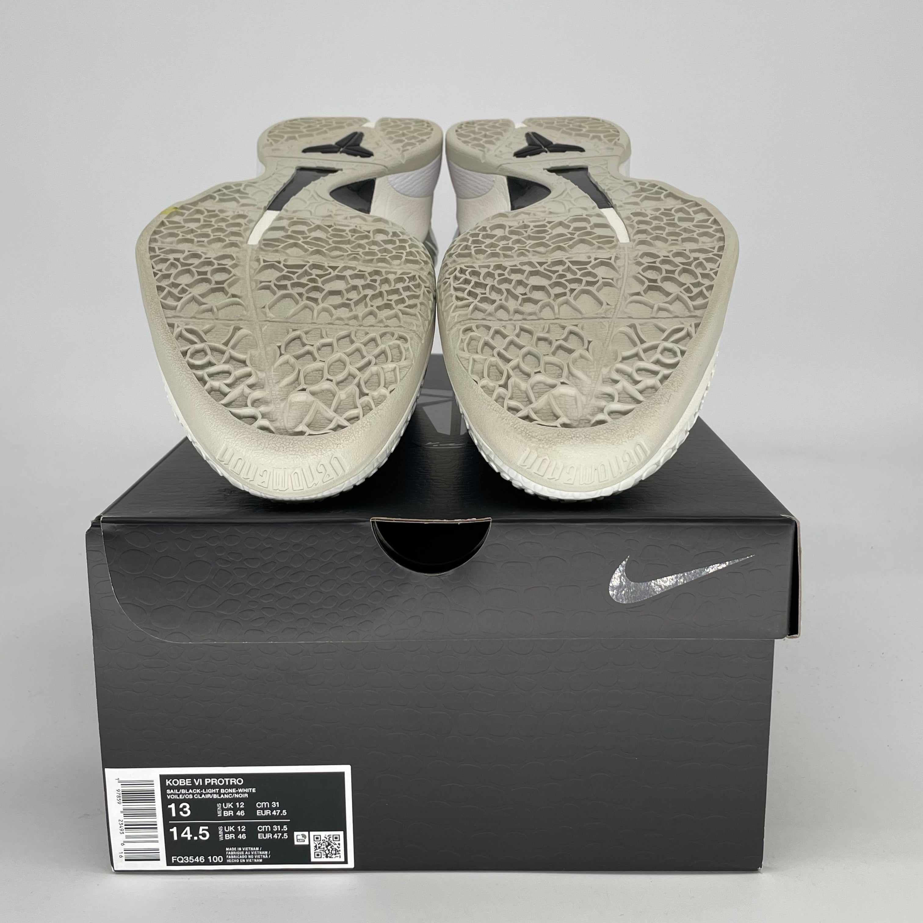 NIKE KOBE 6 SAIL ALL STAR FQ3546-100 SIZE 13/14.5W