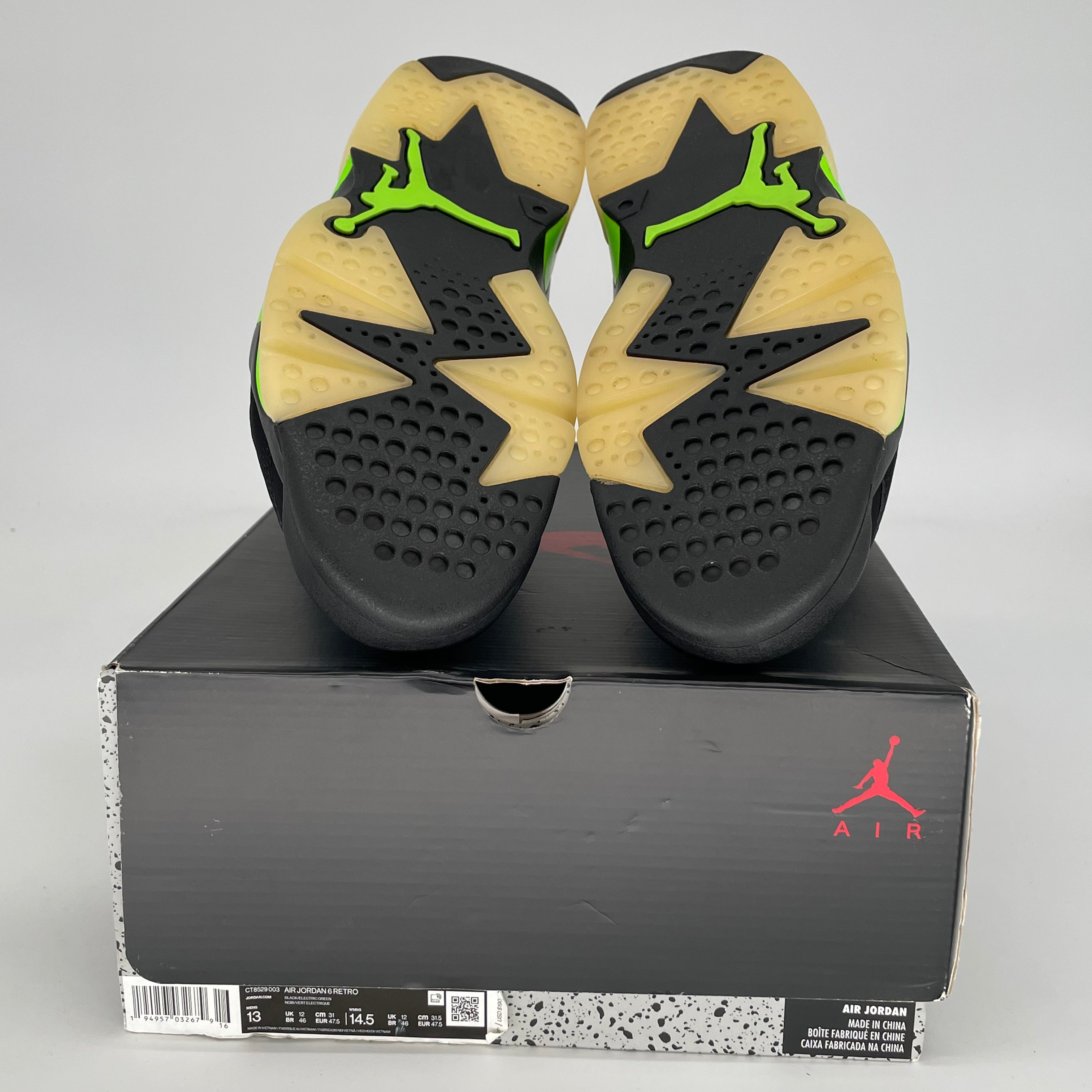 AIR JORDAN 6 ELECTRIC GREEN SIZE 13 CT8529-003