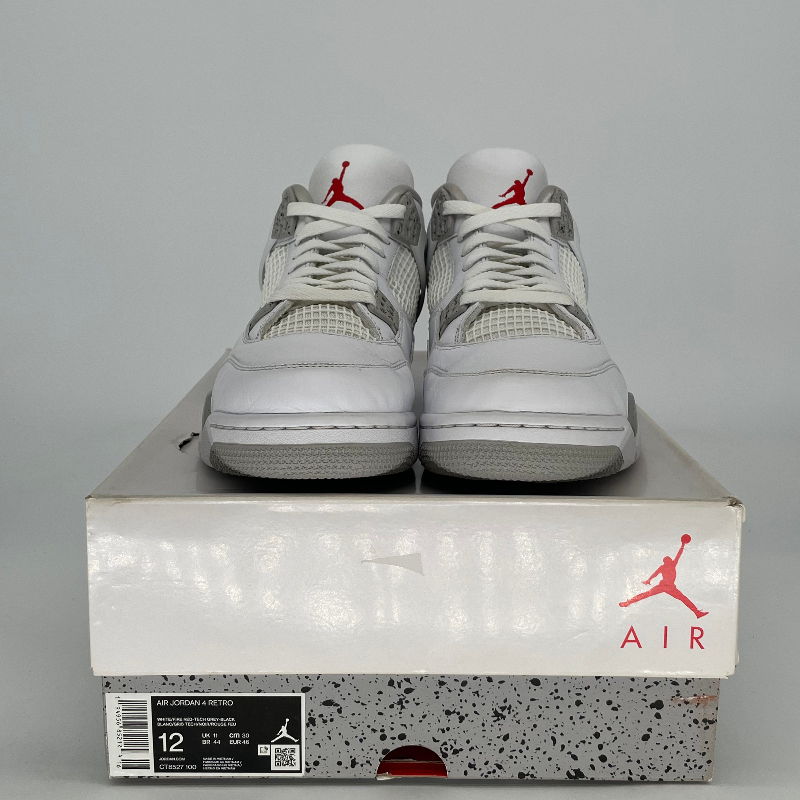 AIR JORDAN 4 WHITE OREO CT8527-100 SIZE 12/13.5W