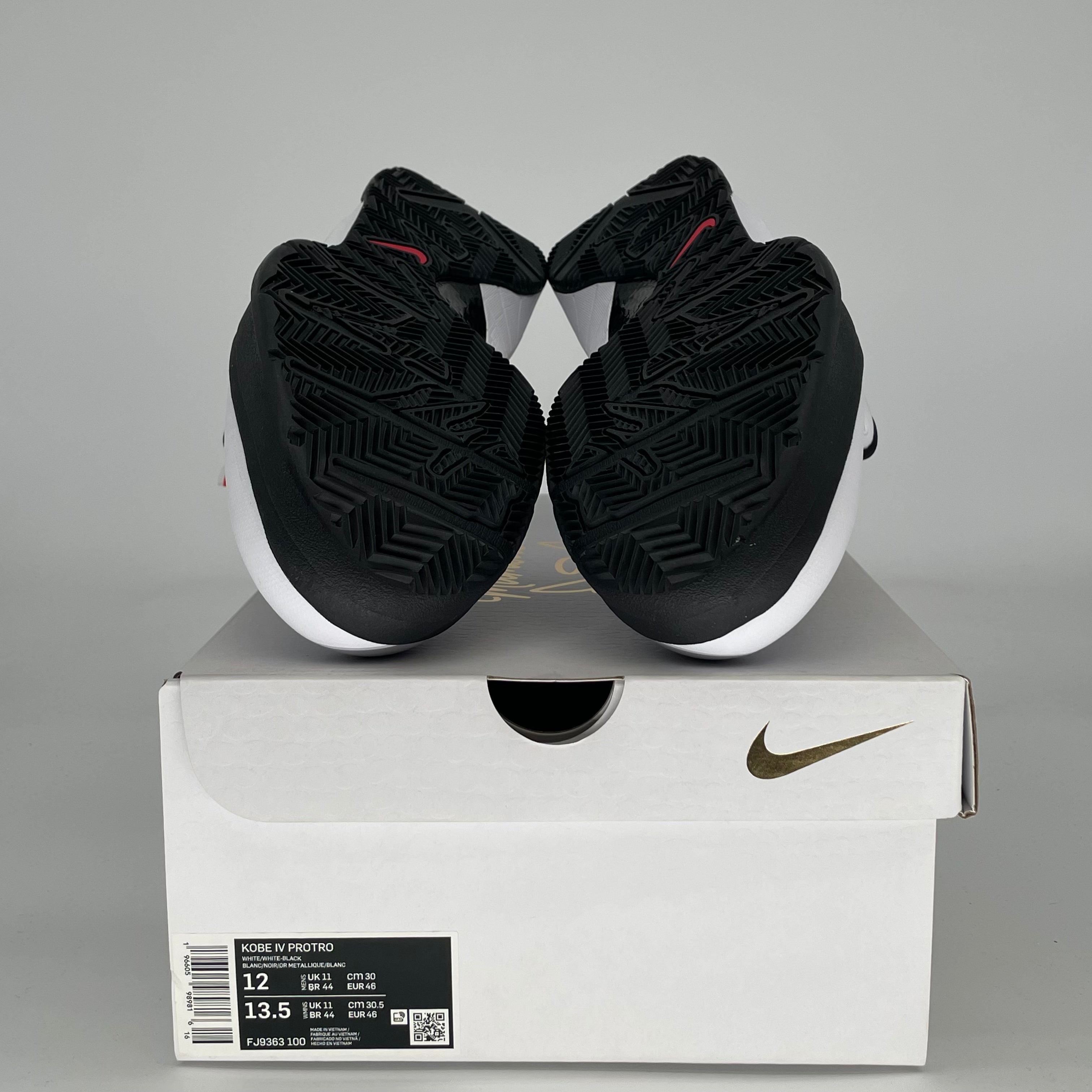 NIKE KOBE 4 PROTRO MAMBACITA GIGI FJ9363-100 SIZE 12/13.5W