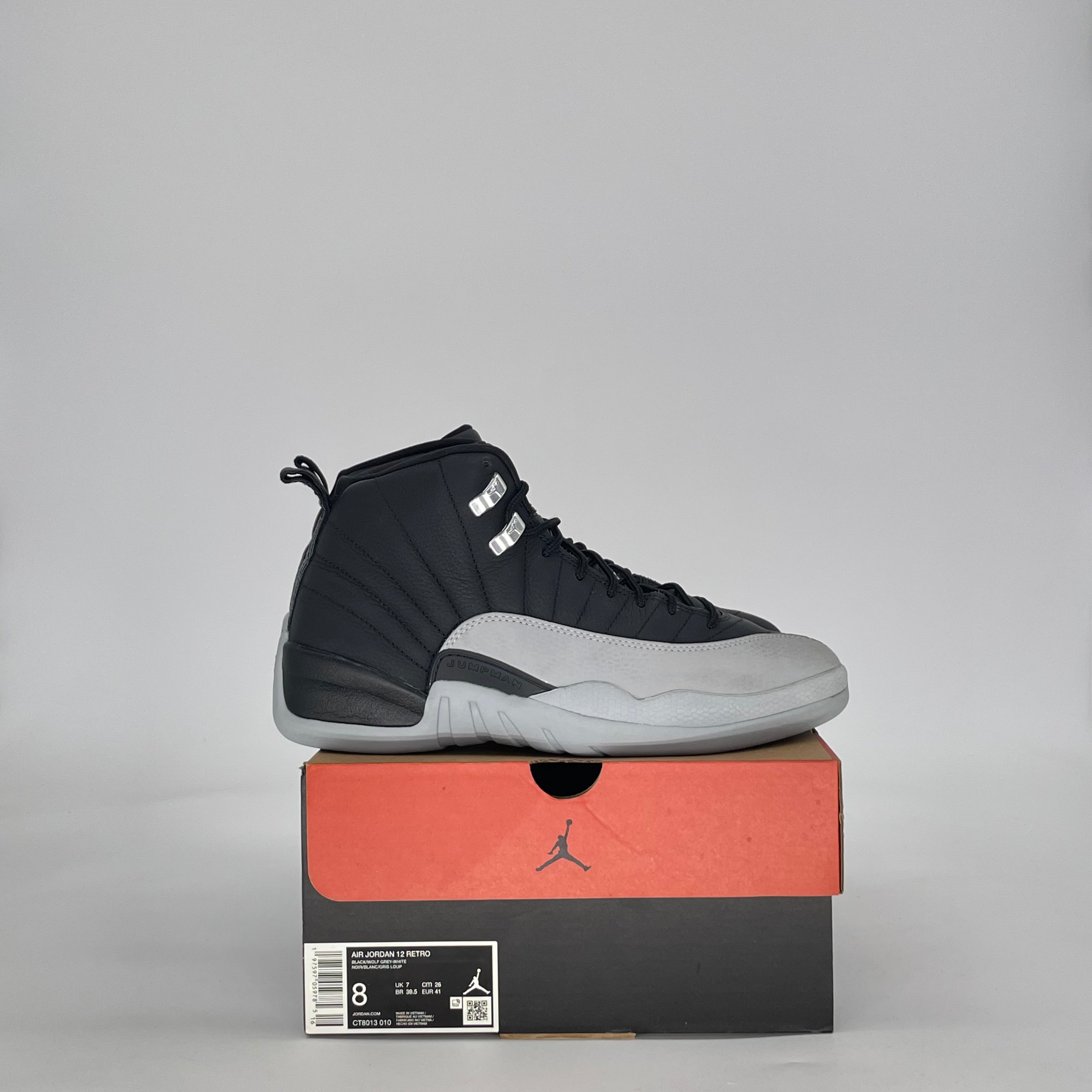 AIR JORDAN 12 BARONS CT8013-010 SIZE 8/9.5W