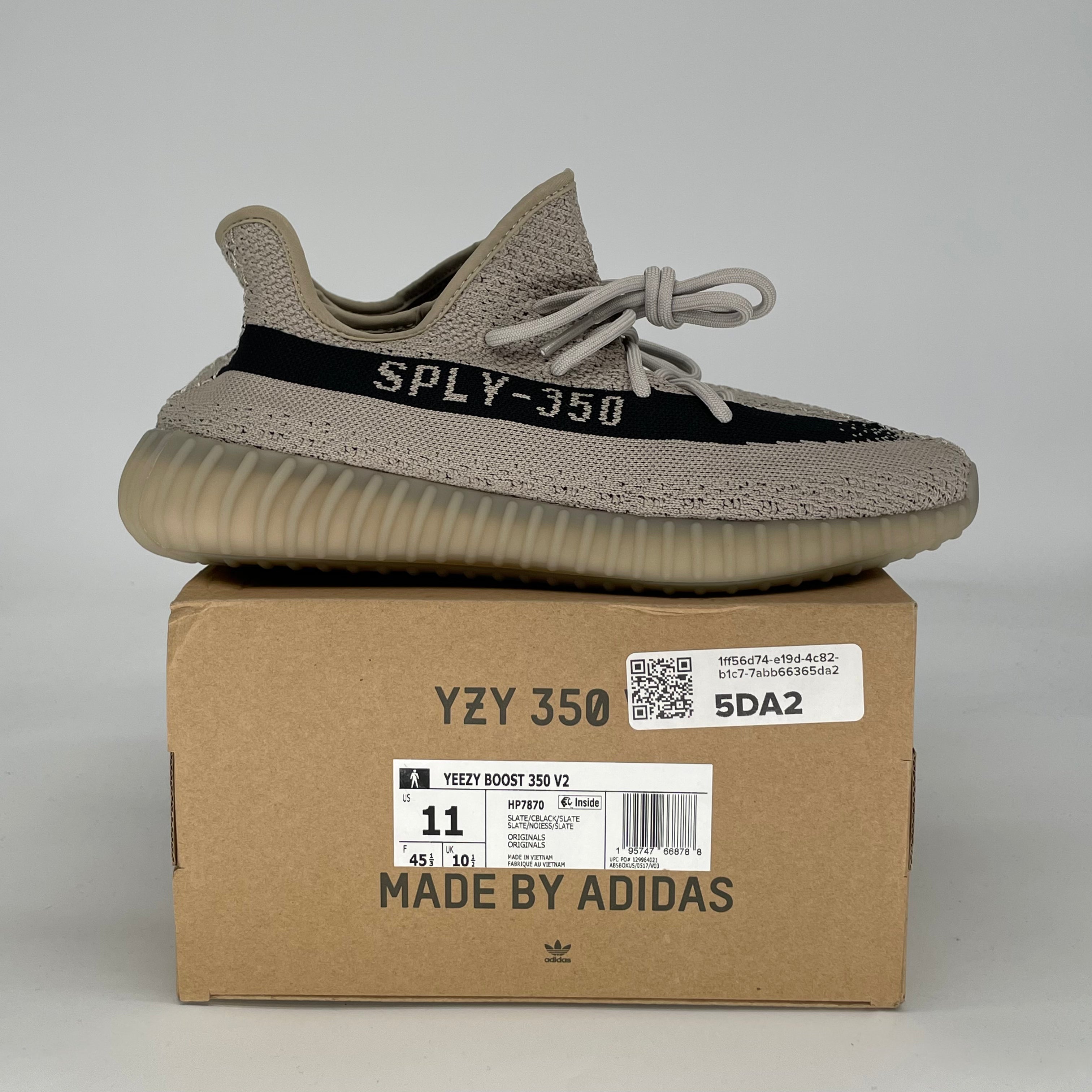 ADIDAS YEEZY 350 V2 SLATE HP7870 SIZE 11/12.5W