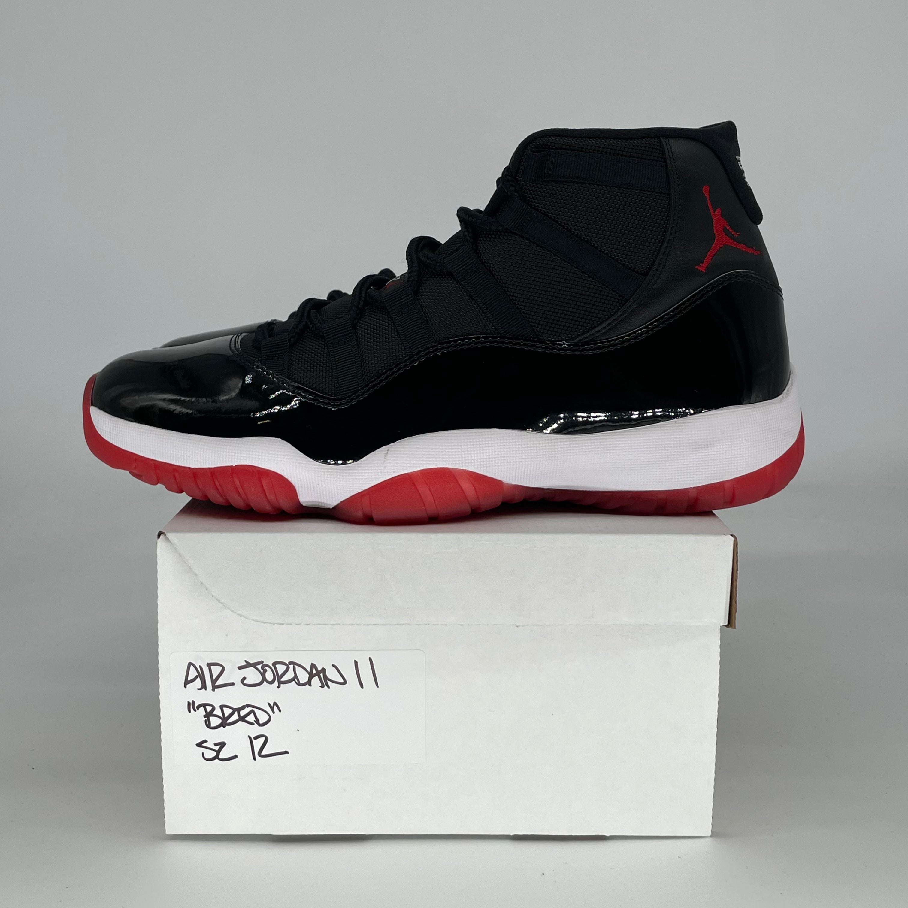 AIR JORDAN 11 BRED 378037-061 SIZE 12/13.5W