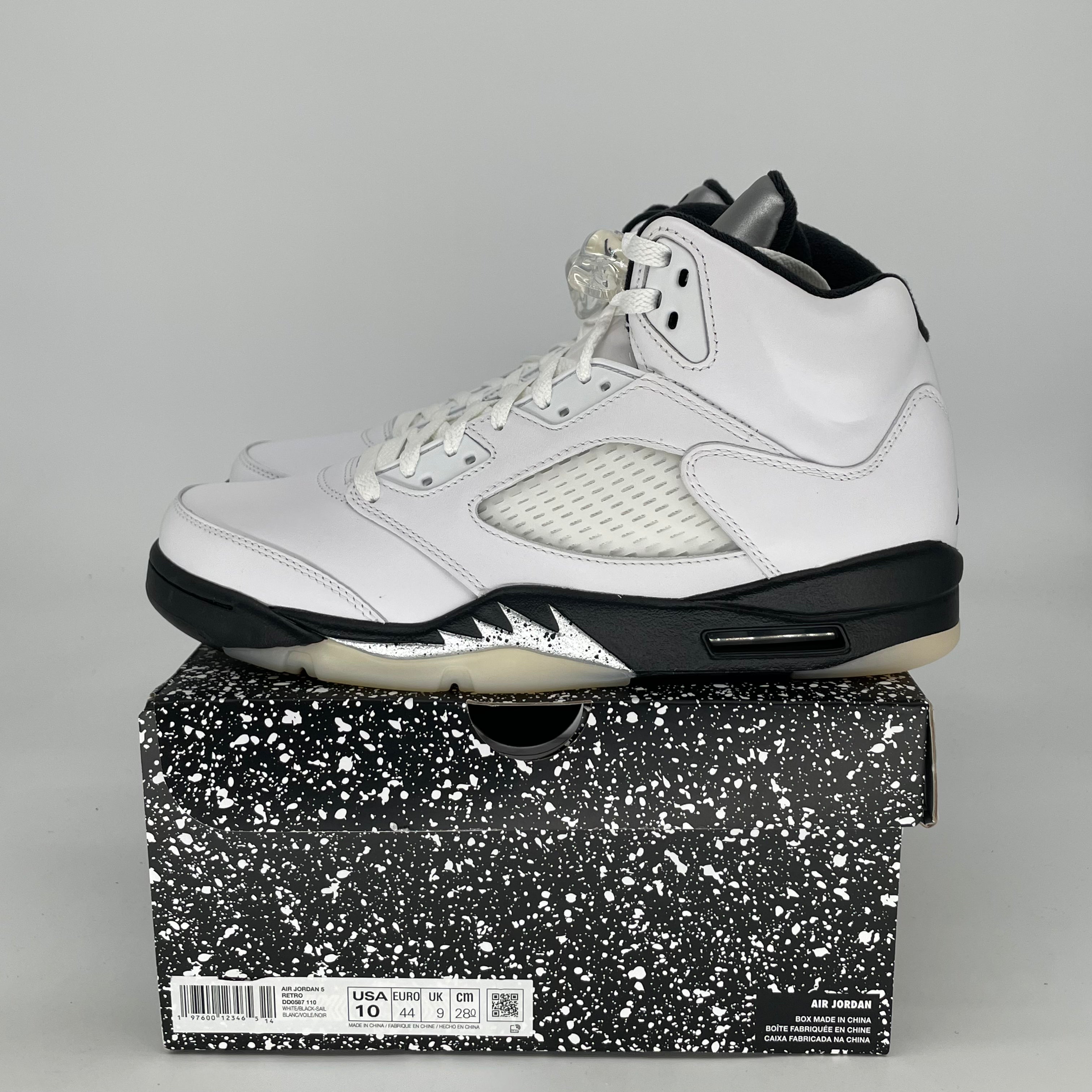 AIR JORDAN 5 REVERSE METALLIC DD0587-110 SIZE 10/11.5W