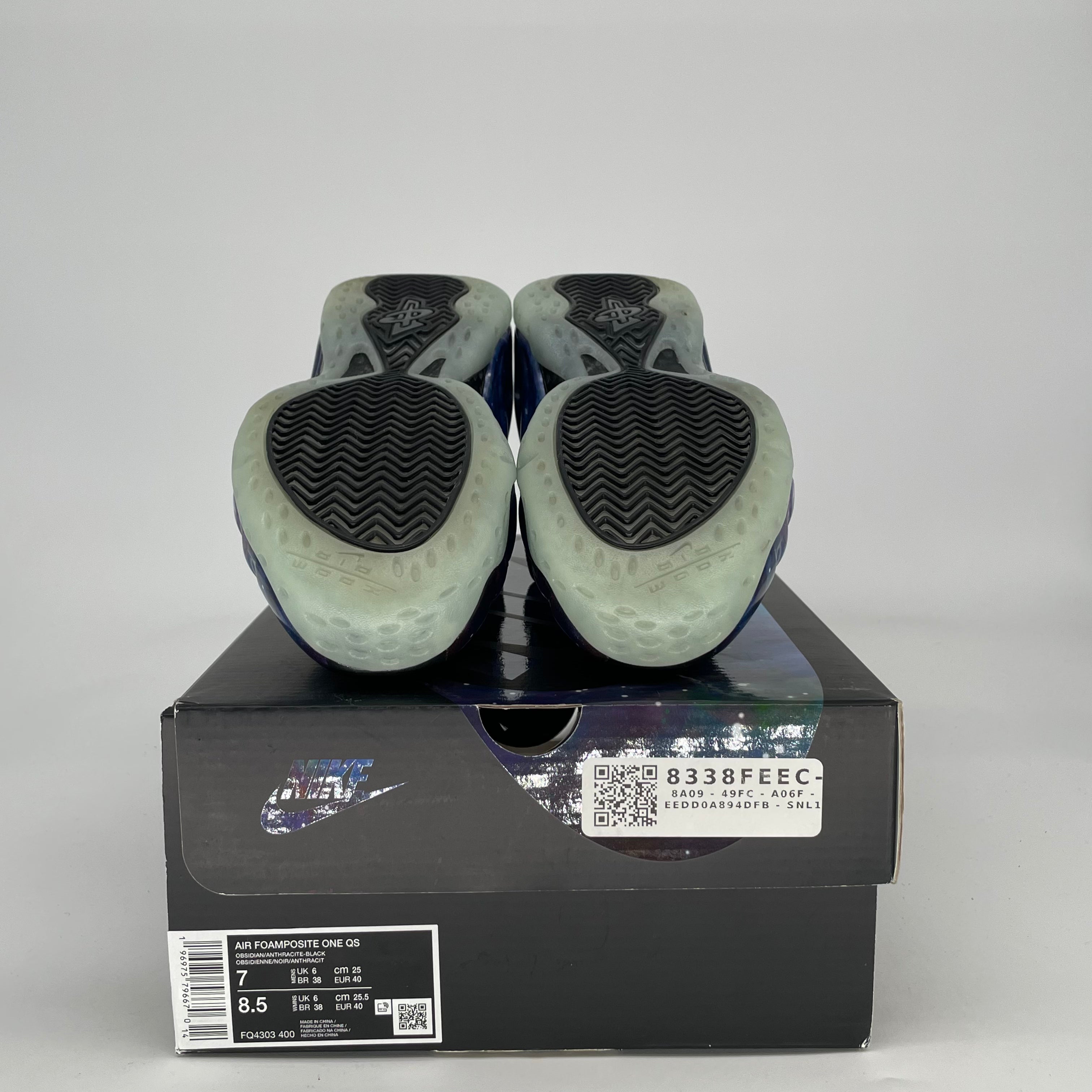NIKE AIR FOAMPOSITE ONE GALAXY 2025 FQ4303-400 SIZE 7/8.5W