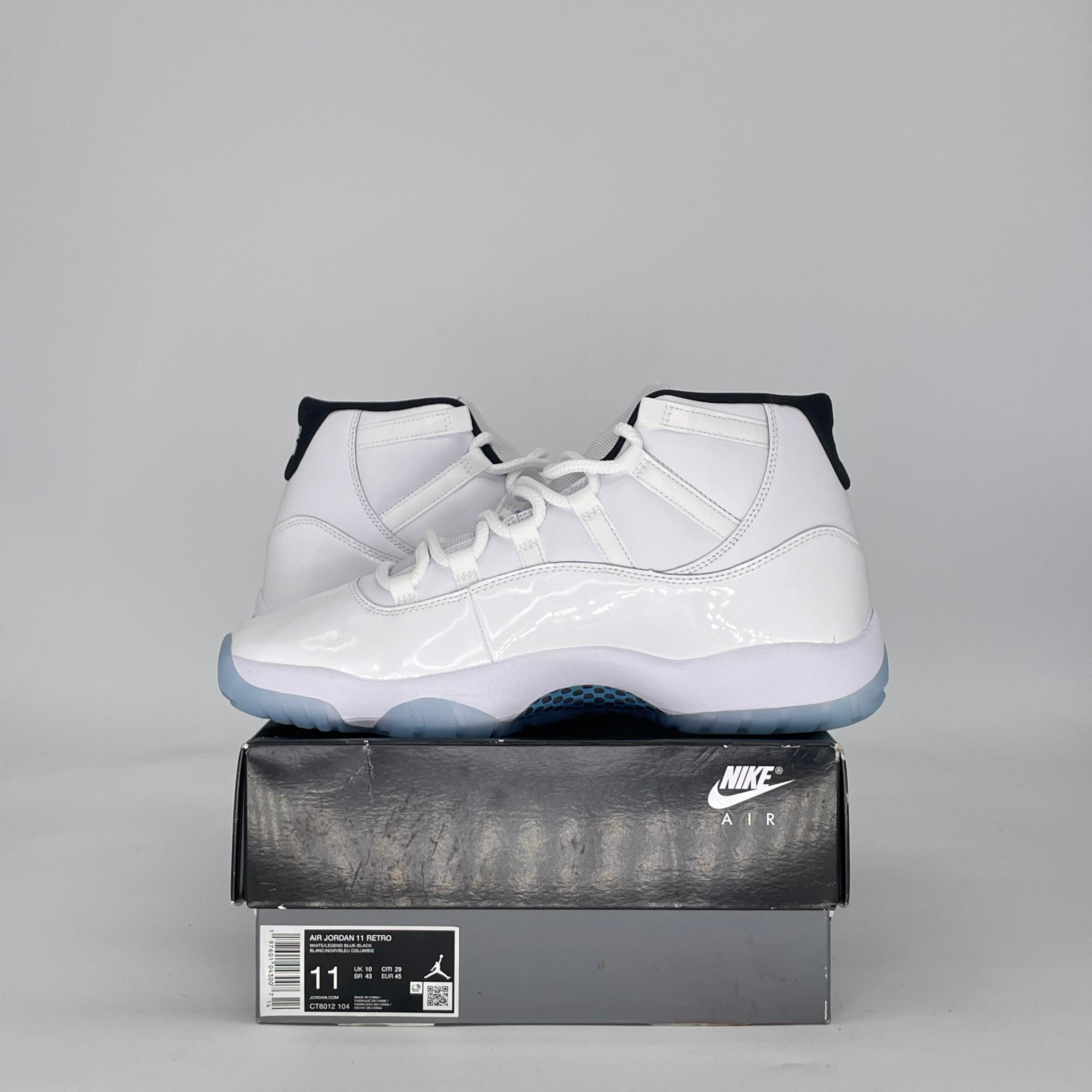 AIR JORDAN 11 LEGEND BLUE CT8012-104 SIZE 11/12.5W
