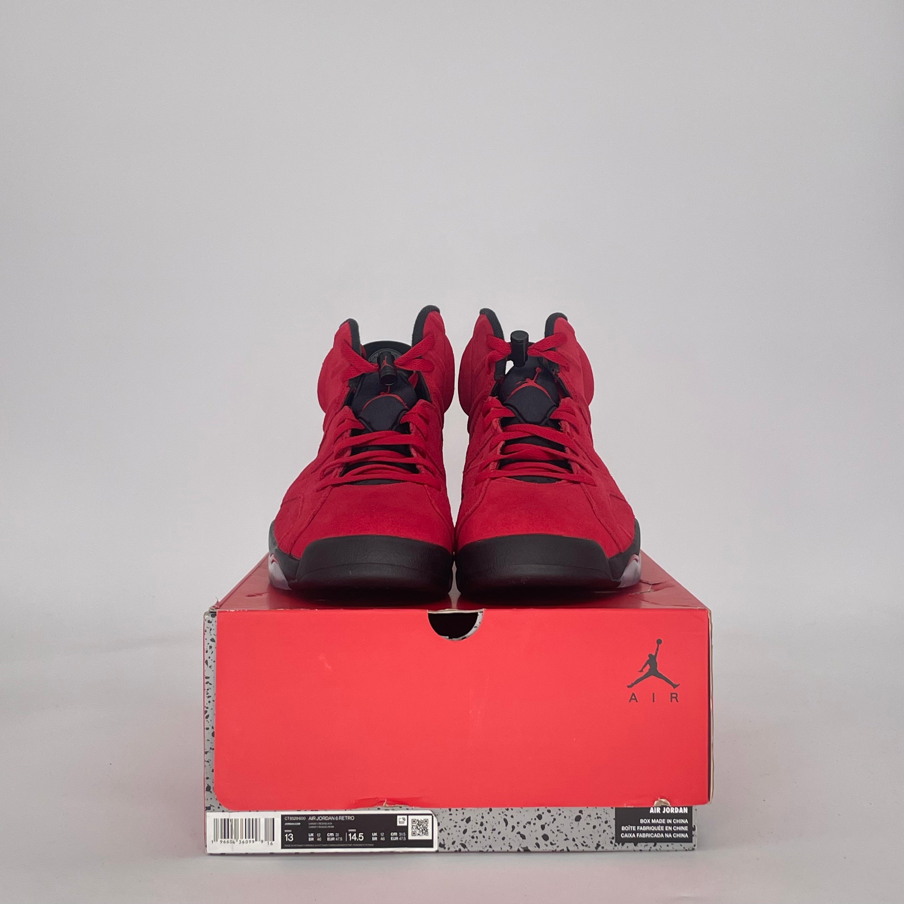 AIR JORDAN 6 TORO BRAVO CT8529-600 SIZE 13/14.5W