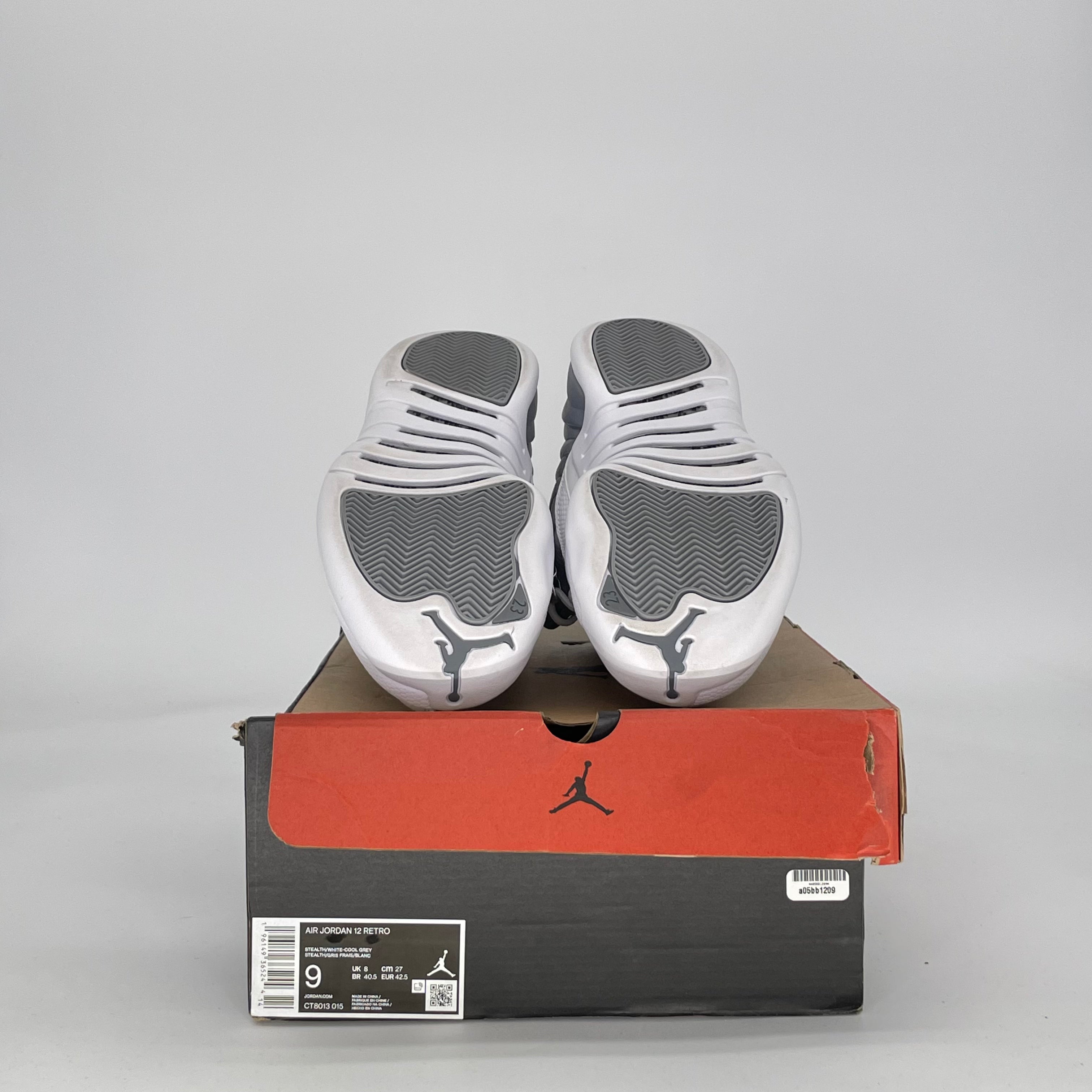 AIR JORDAN 12 STEALTH CT8013-015 SIZE 9/10.5W