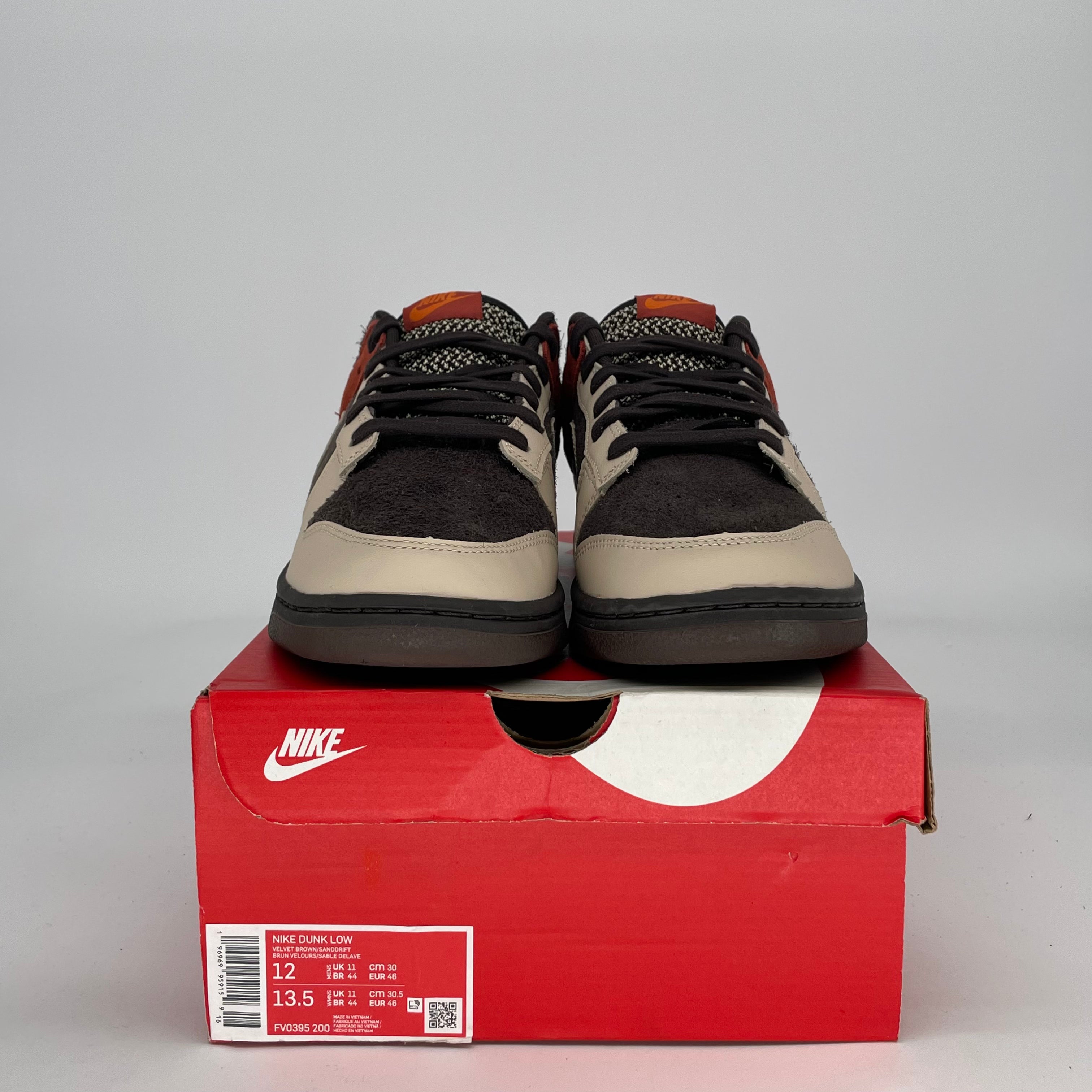 NIKE DUNK LOW RED PANDA FV0395-200 SIZE 12/13.5W