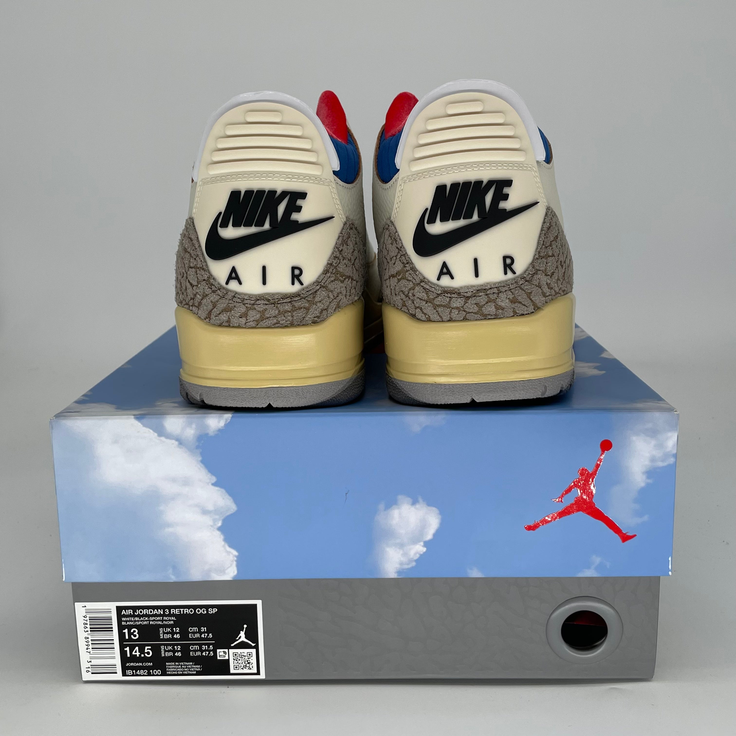 AIR JORDAN 3 SEOUL 2.0 IB1482-100 SIZE 13/14.5W