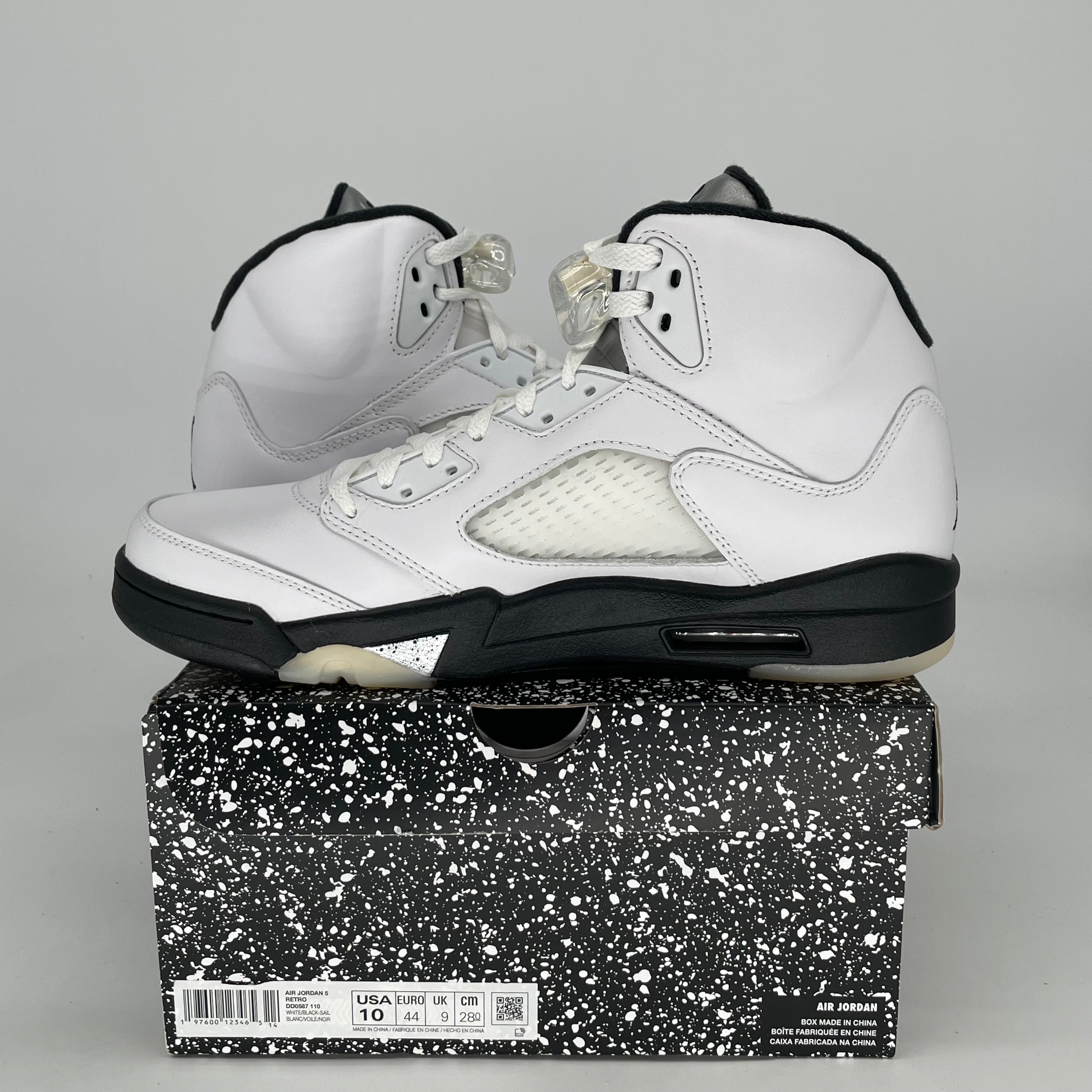 AIR JORDAN 5 REVERSE METALLIC DD0587-110 SIZE 10/11.5W