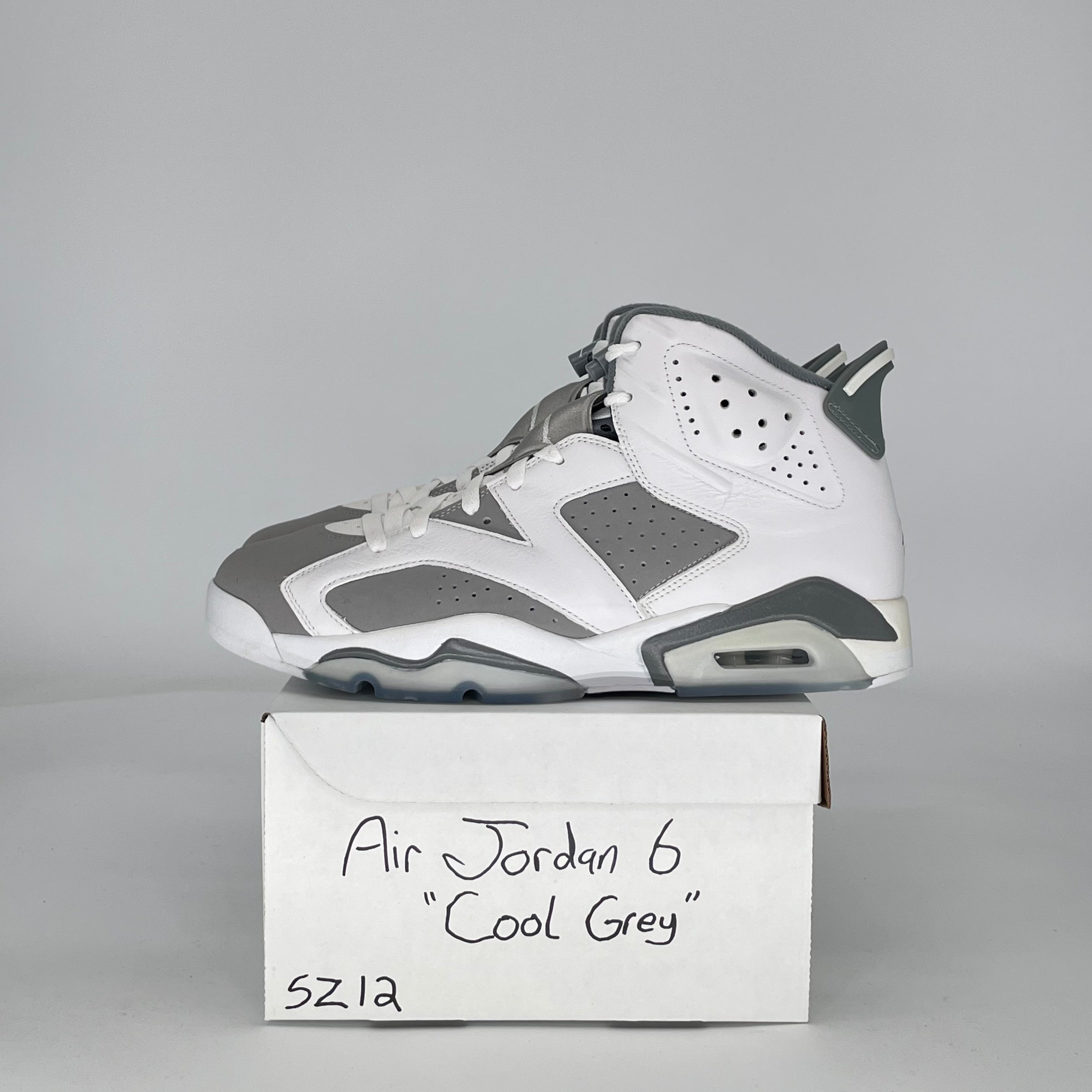 AIR JORDAN 6 COOL GREY CT8529-100 SIZE 12/13.5W