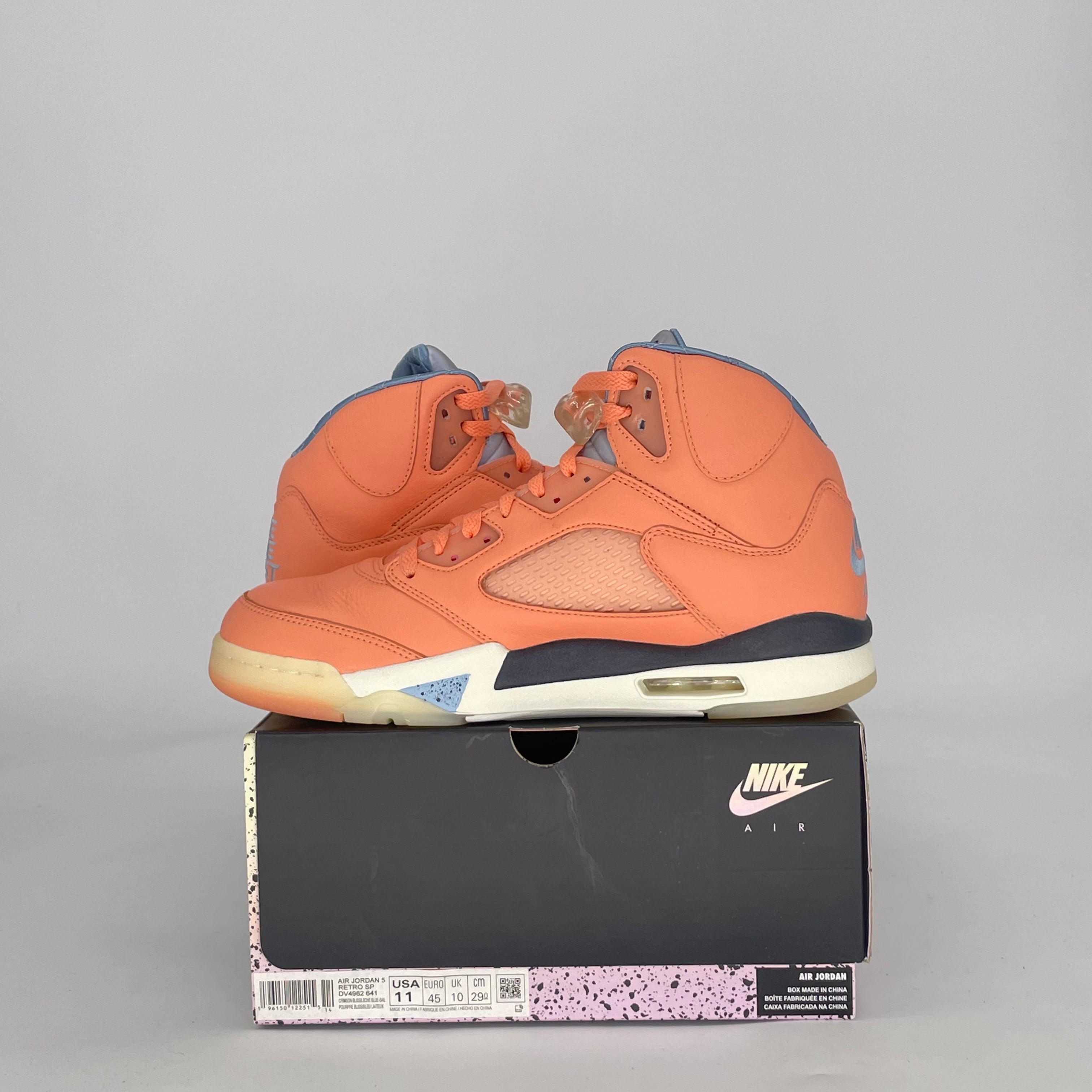 AIR JORDAN 5 DJ KHALED WE THE BEST CRIMSON BLISS DV4982-641 SIZE 11/12.5W