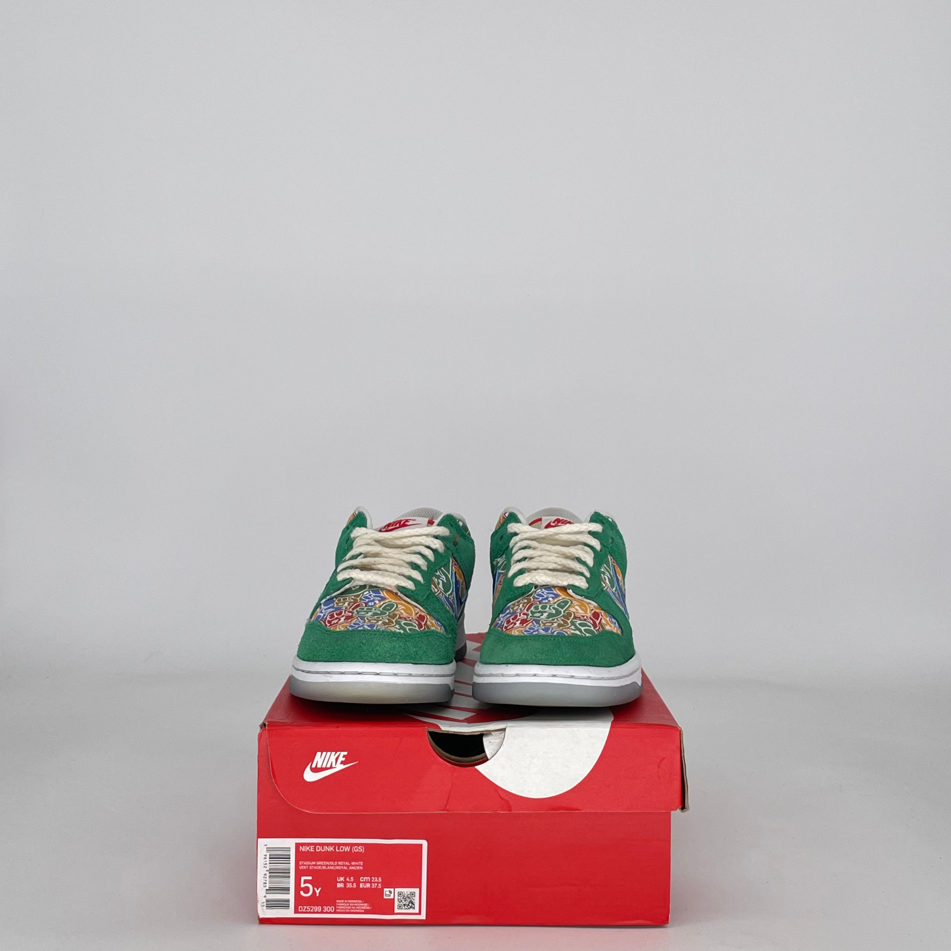 NIKE DUNK LOW FOAM FINGERS DZ5299-300 SIZE 5/6.5W GS
