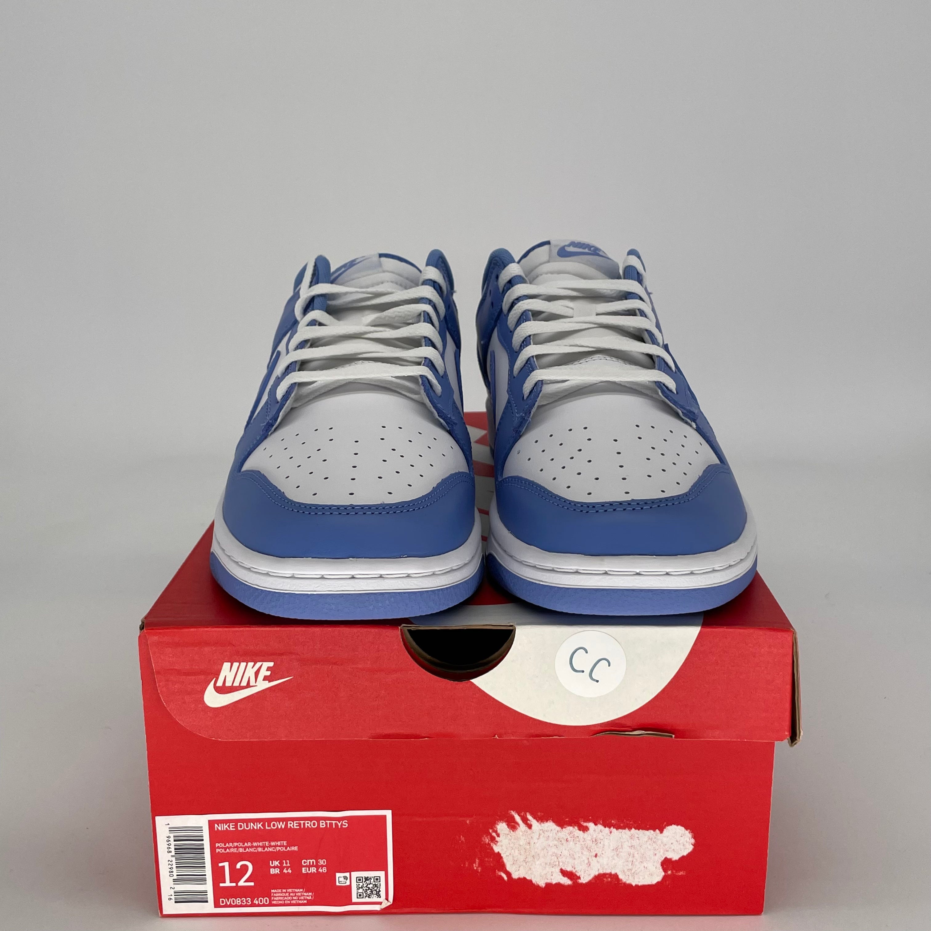 NIKE DUNK LOW POLAR BLUE DV0833-400 SIZE 12/13.5W
