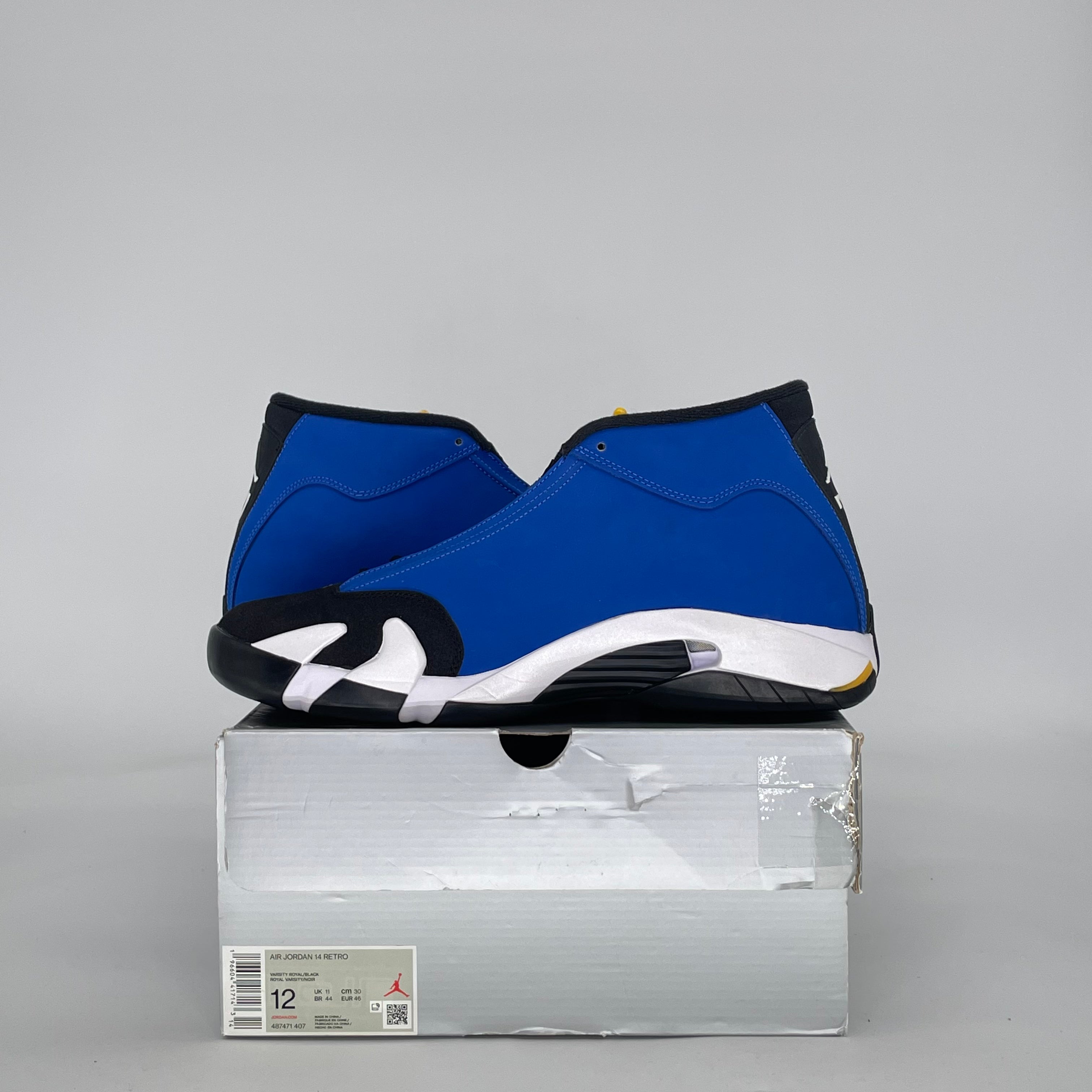 AIR JORDAN 14 LANEY 487471-407 SIZE 12/13.5W