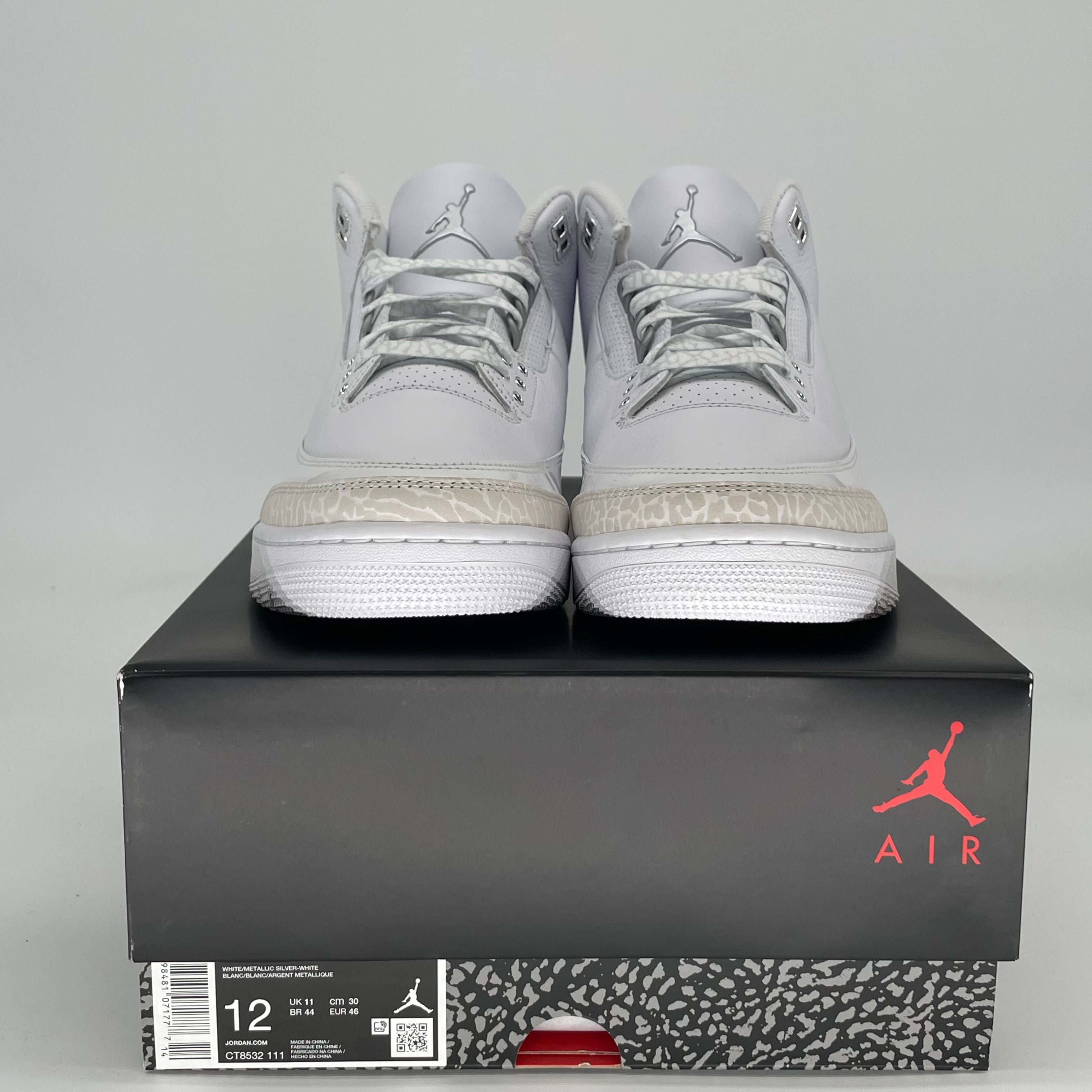 AIR JORDAN 3 PURE MONEY CT8532-111 SIZE 12/13.5W