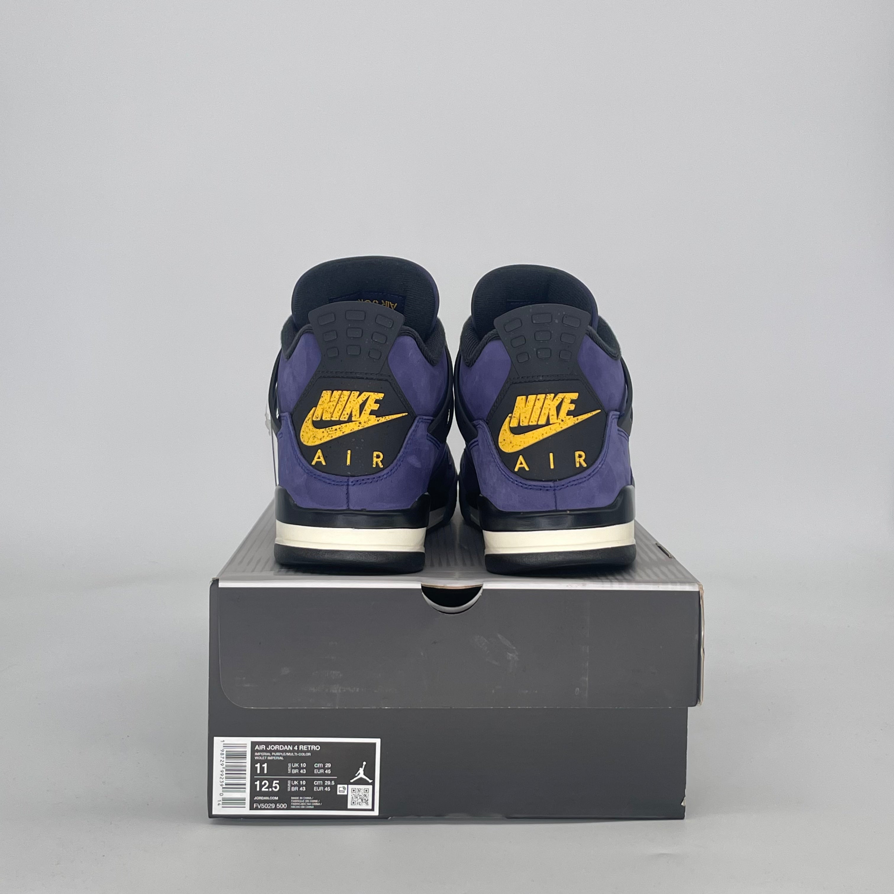 AIR JORDAN 4 LAKERS FV5029-500 SIZE 11/12.5W